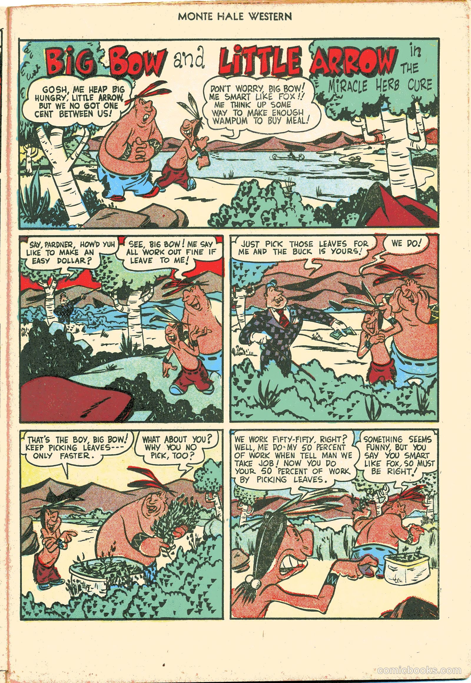 Monte Hale Western #31 (1948) — page 35 of 52