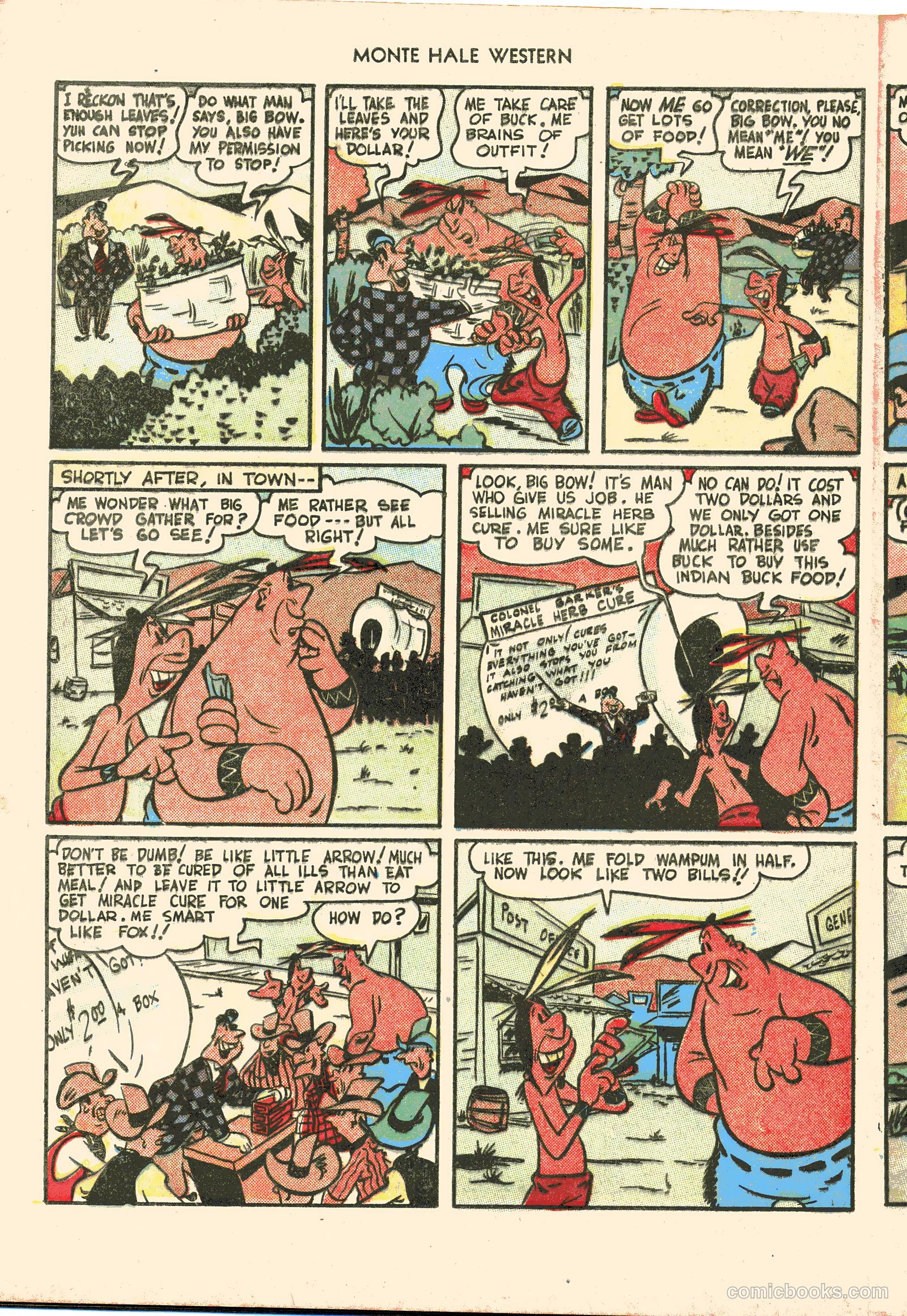 Monte Hale Western #31 (1948) — page 36 of 52