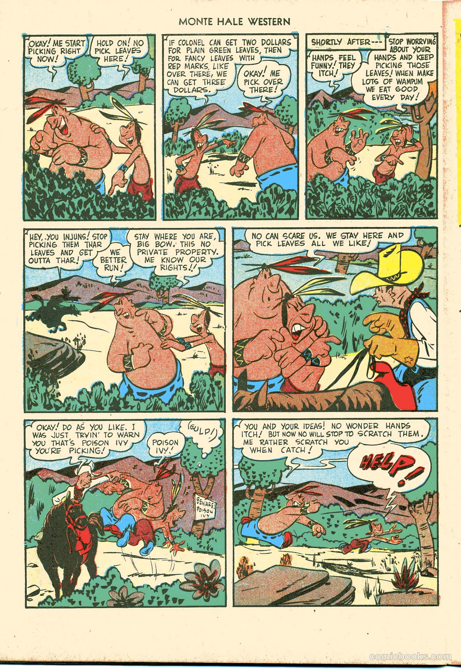 Monte Hale Western #31 (1948) — page 38 of 52