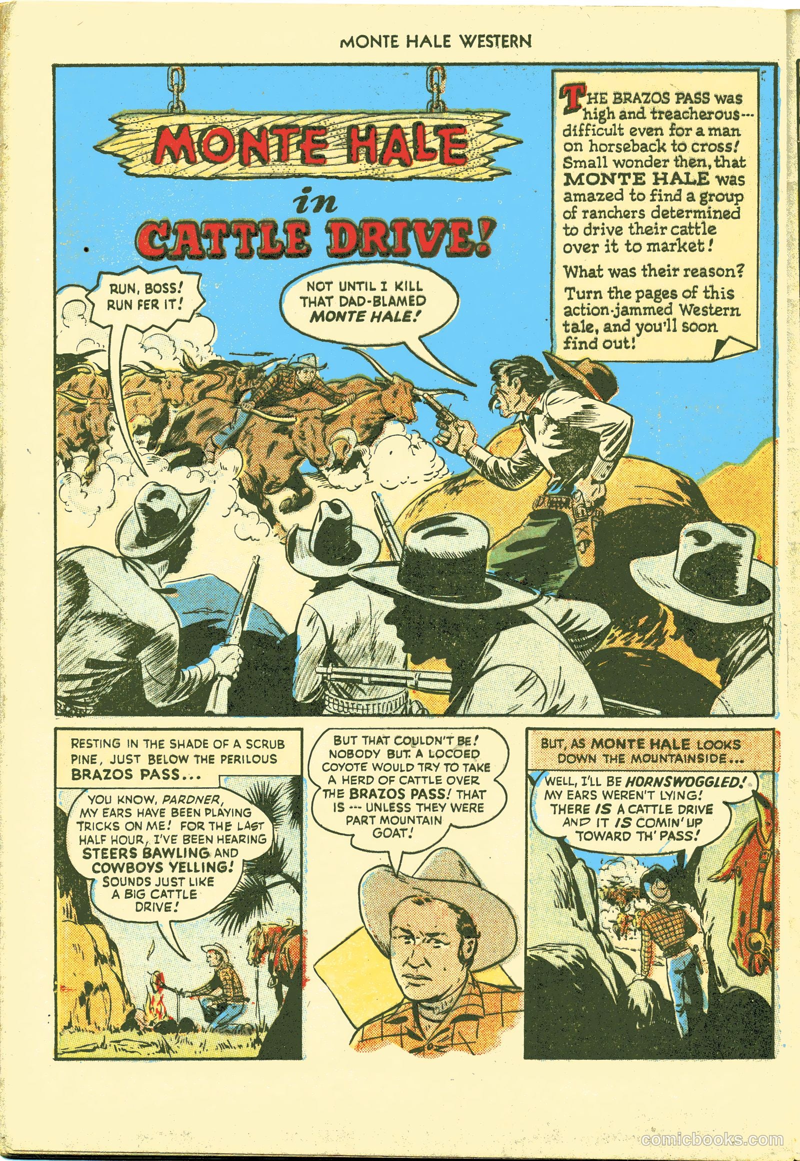 Monte Hale Western #31 (1948) — page 40 of 52