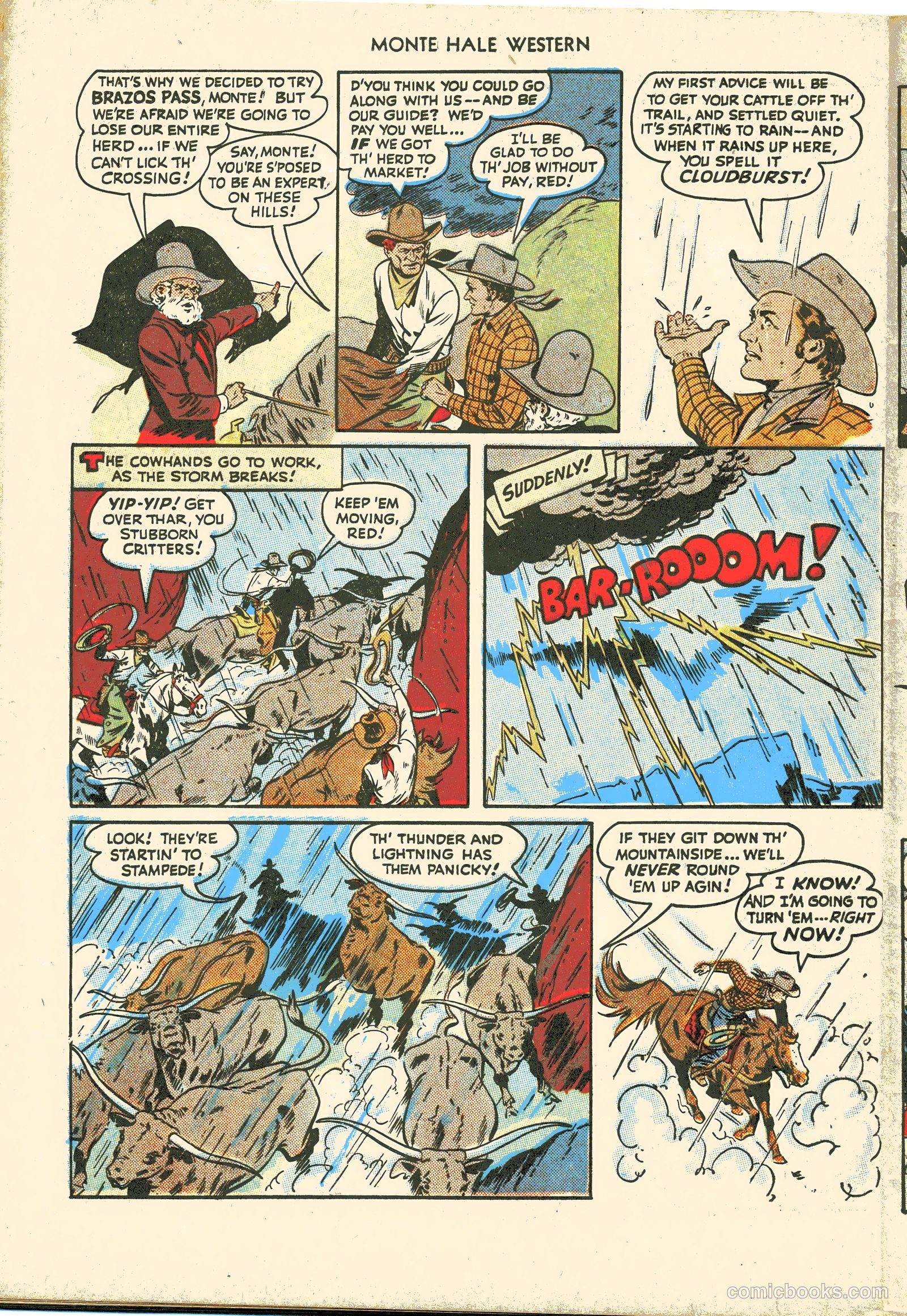 Monte Hale Western #31 (1948) — page 42 of 52