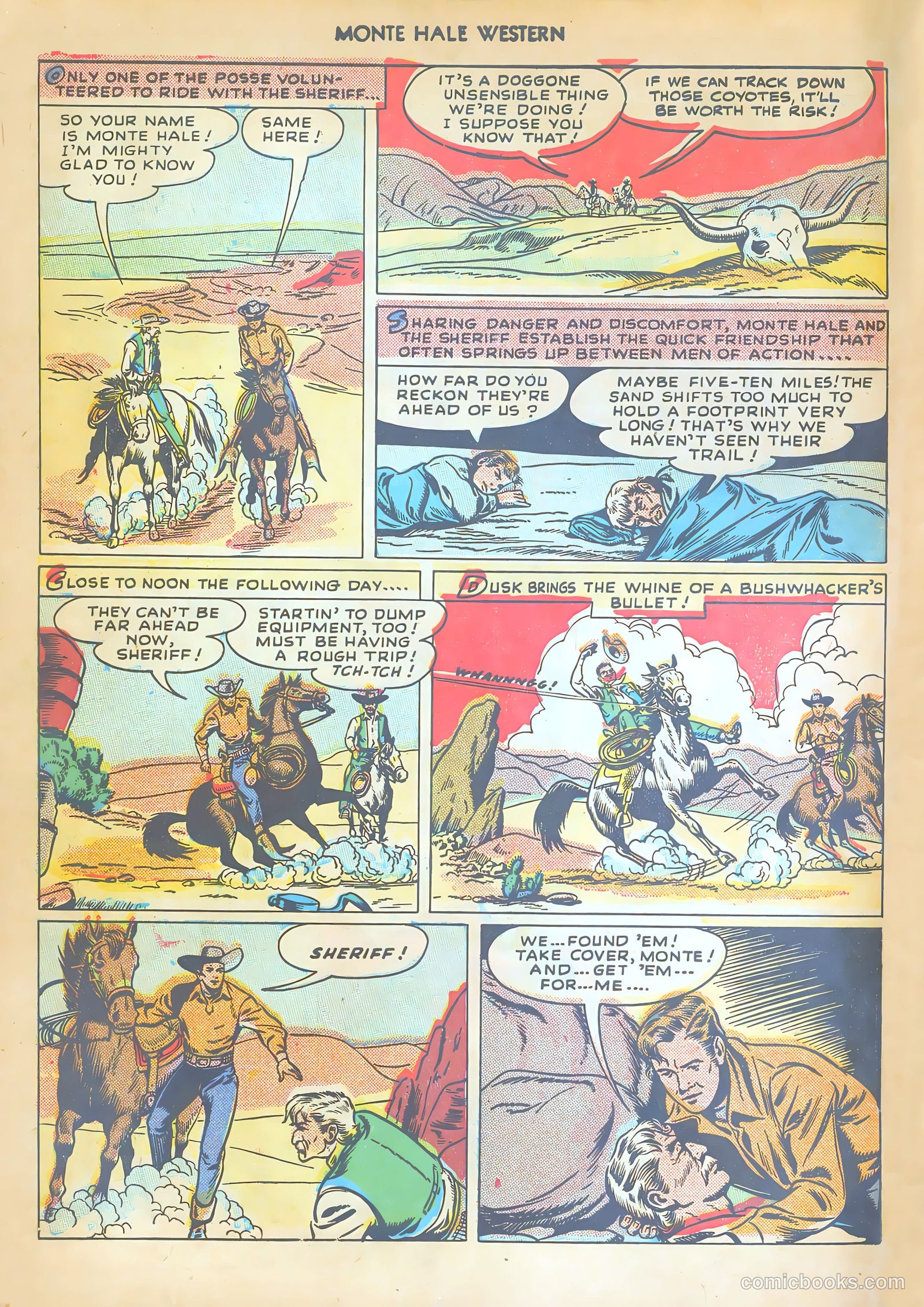 Monte Hale Western #32 (1949) — page 6 of 52