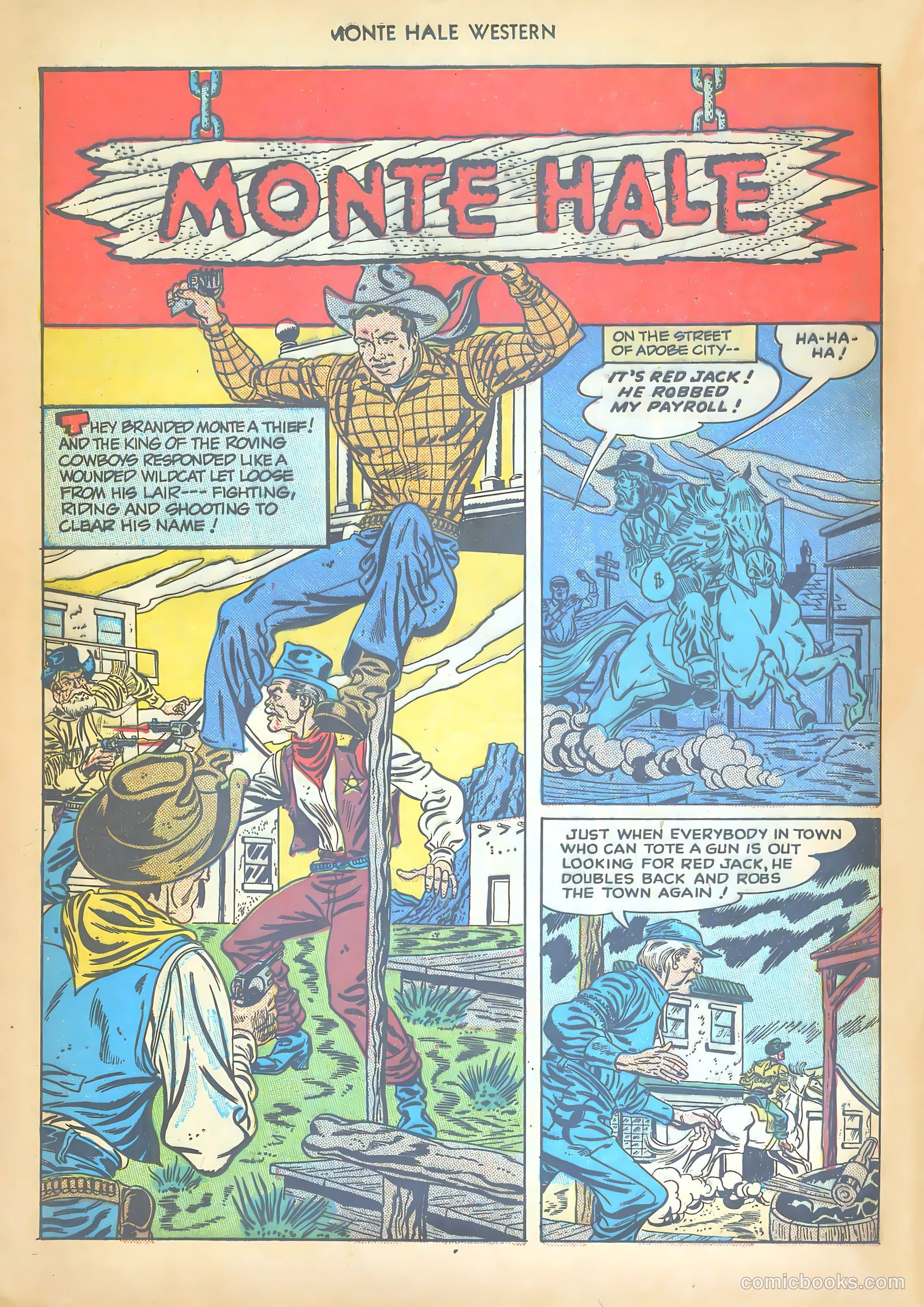 Monte Hale Western #32 (1949) — page 16 of 52