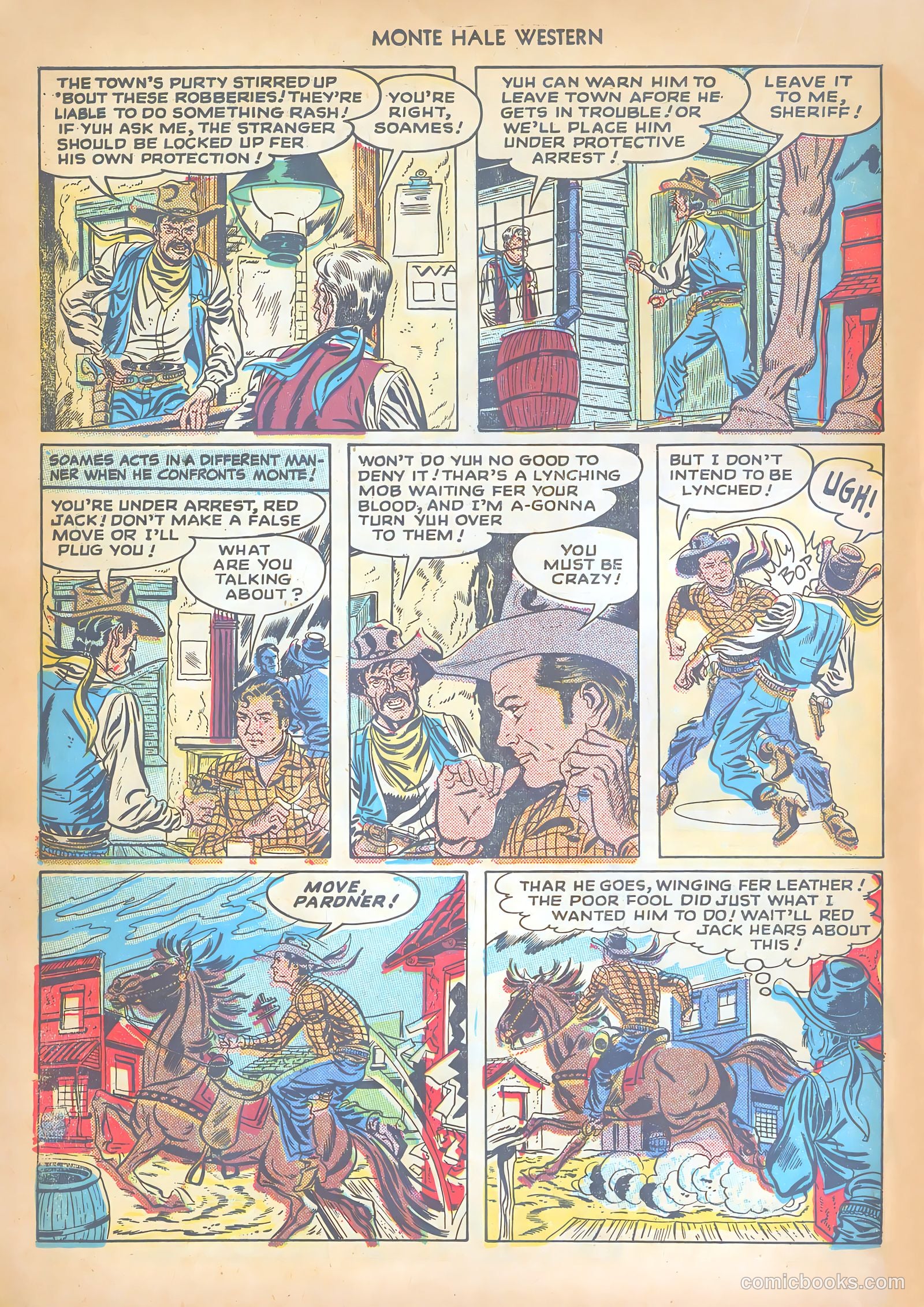 Monte Hale Western #32 (1949) — page 18 of 52