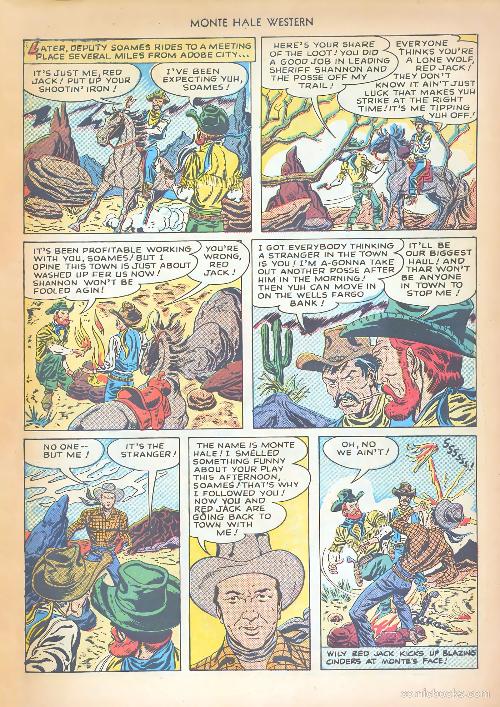 Monte Hale Western #32 (1949) — page 19 of 52