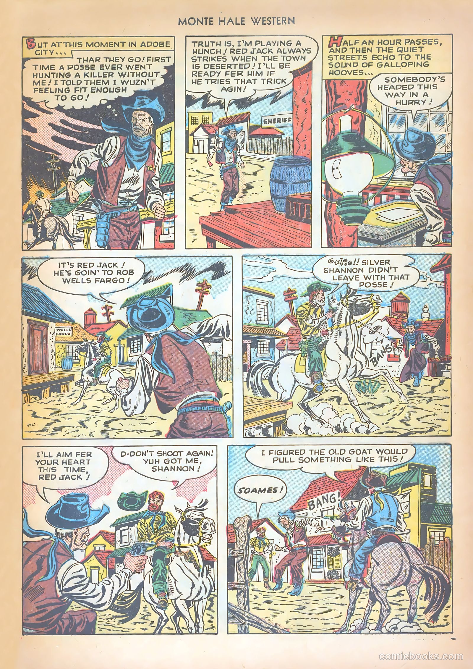 Monte Hale Western #32 (1949) — page 21 of 52