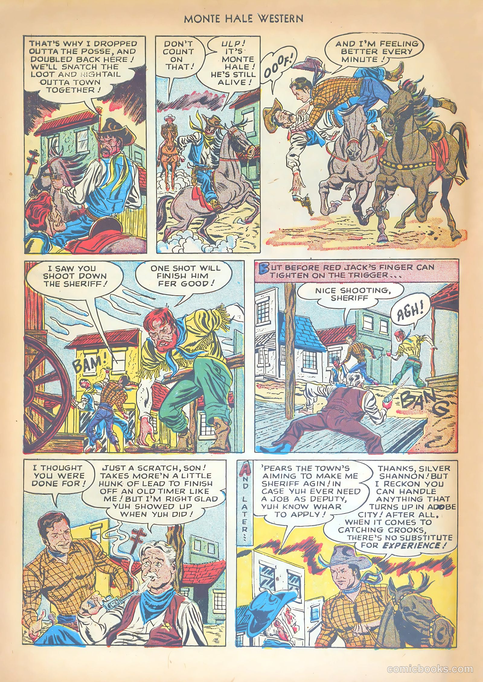 Monte Hale Western #32 (1949) — page 22 of 52