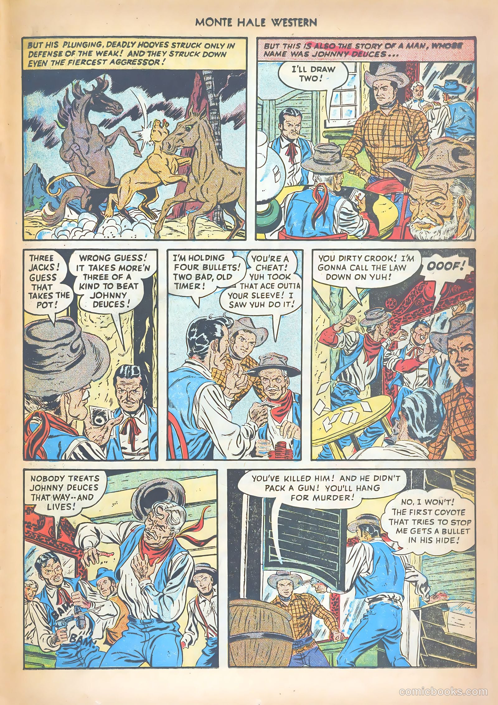 Monte Hale Western #32 (1949) — page 27 of 52