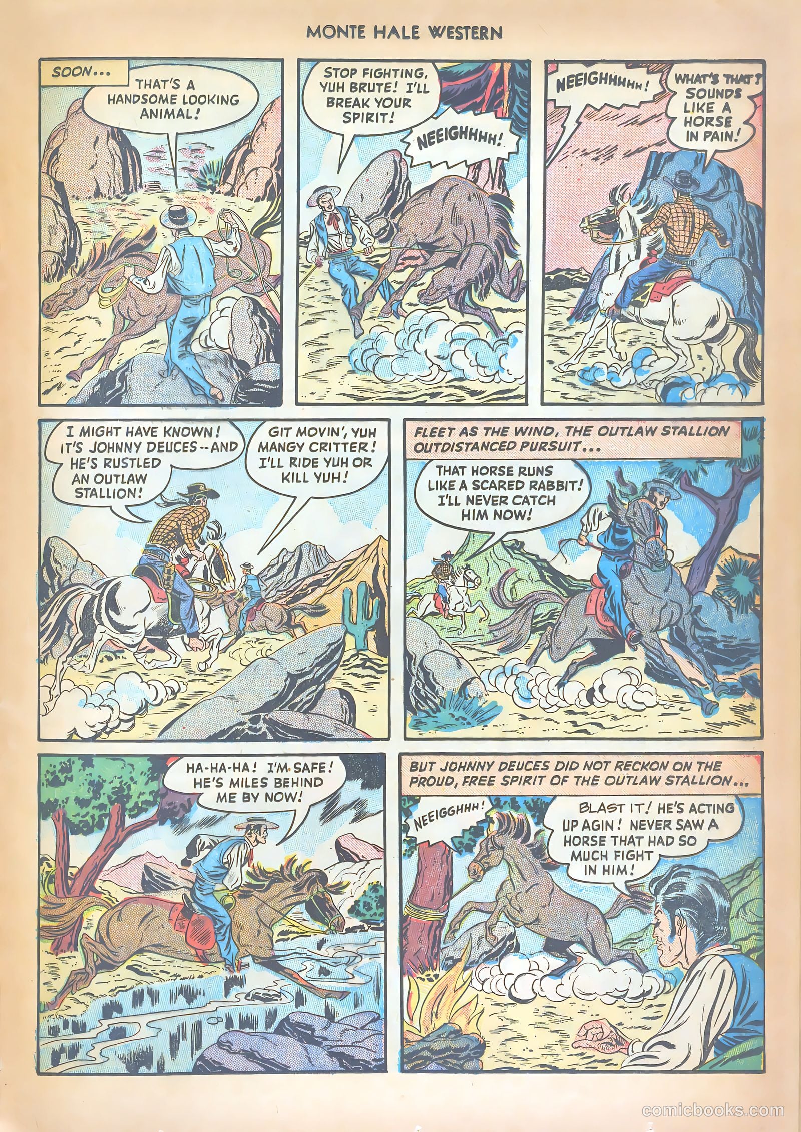 Monte Hale Western #32 (1949) — page 29 of 52
