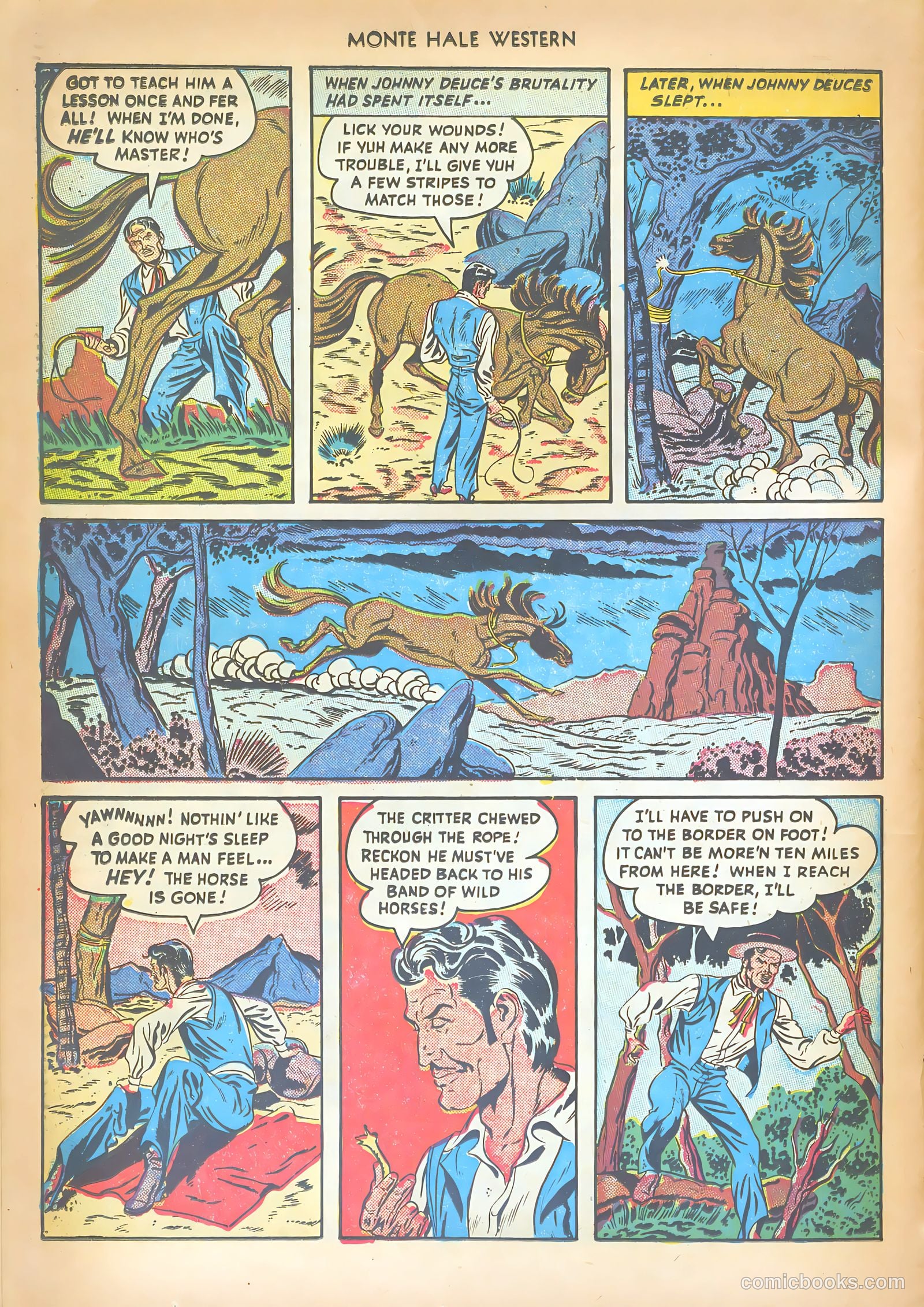 Monte Hale Western #32 (1949) — page 30 of 52
