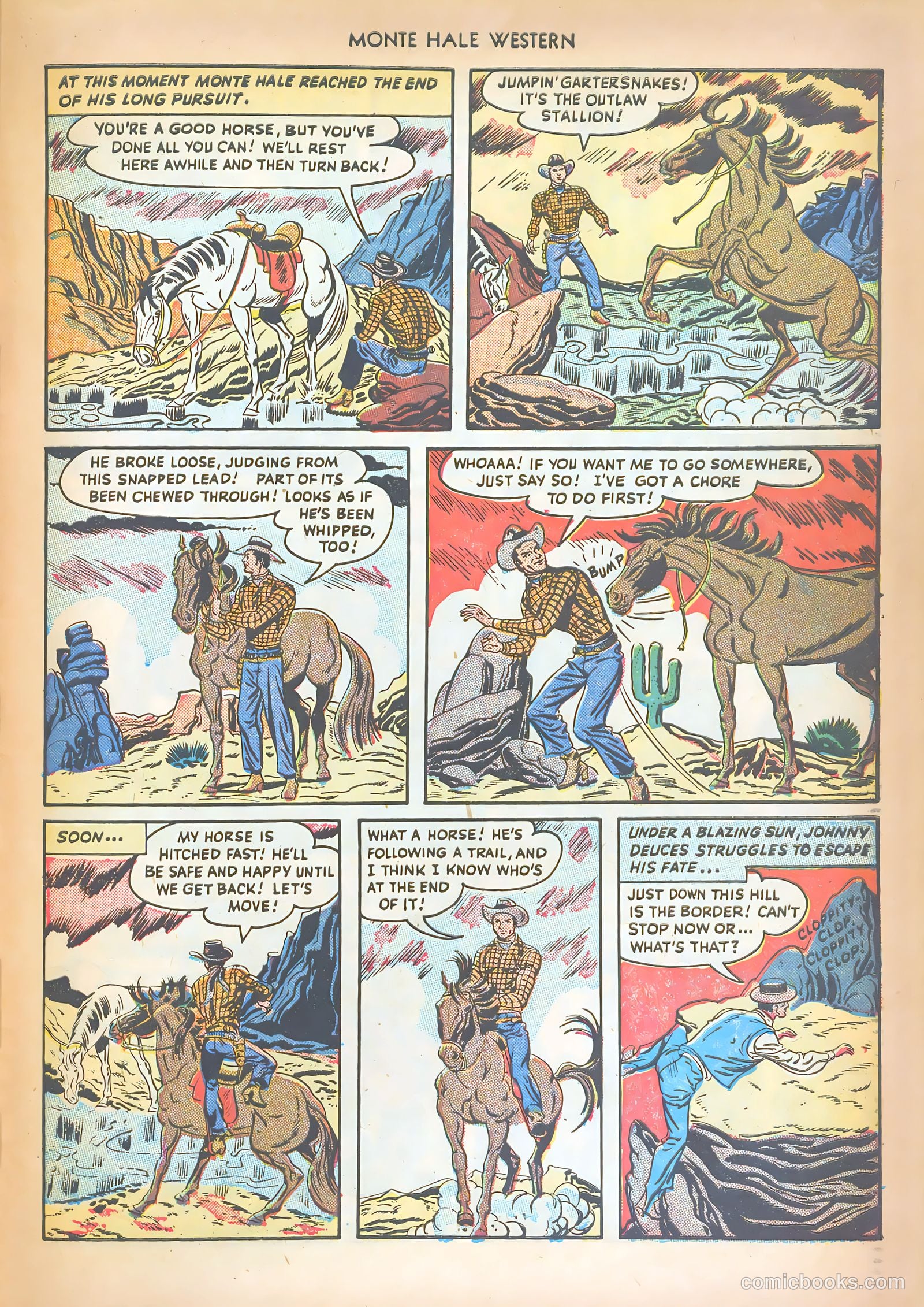 Monte Hale Western #32 (1949) — page 31 of 52