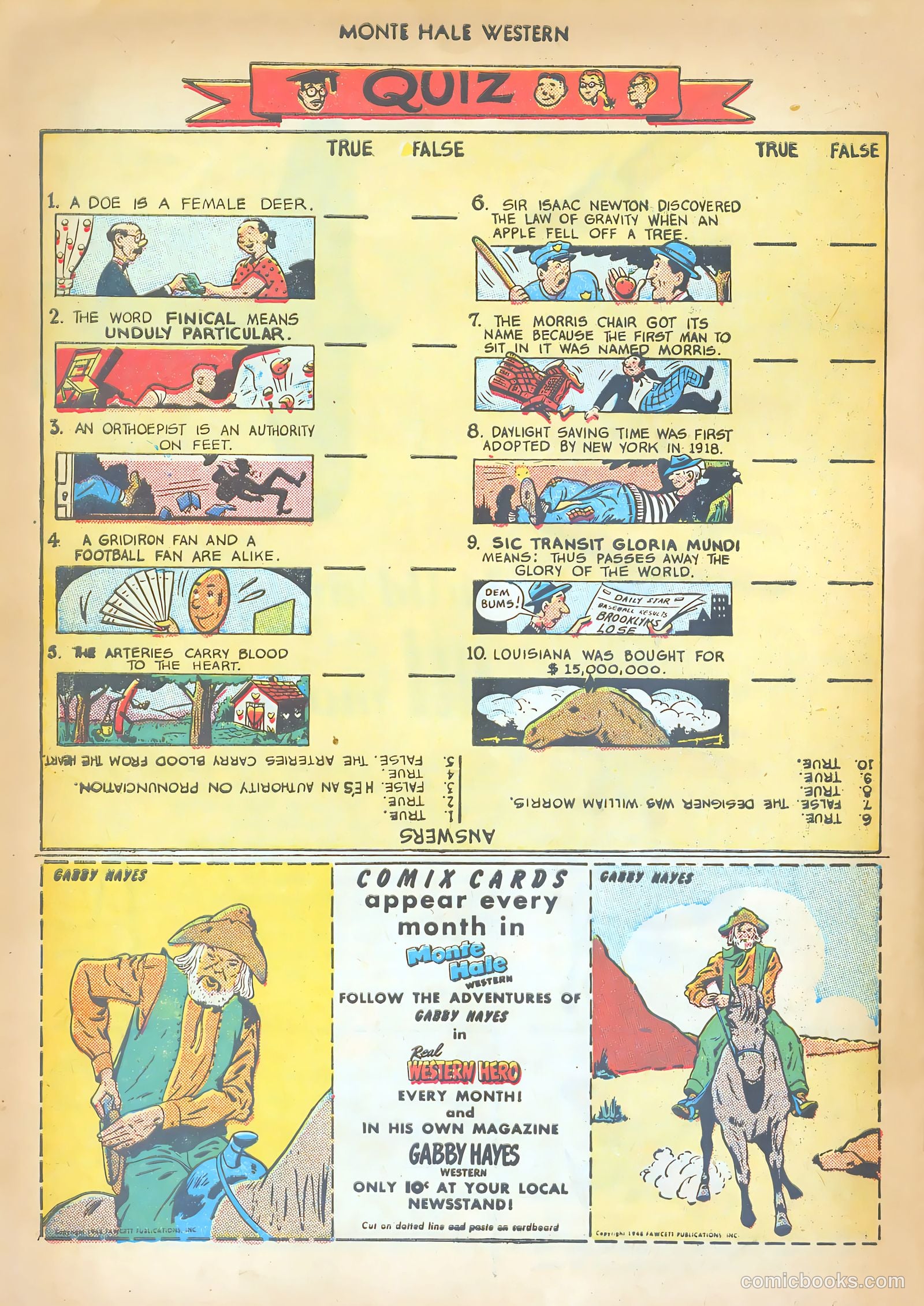 Monte Hale Western #32 (1949) — page 34 of 52