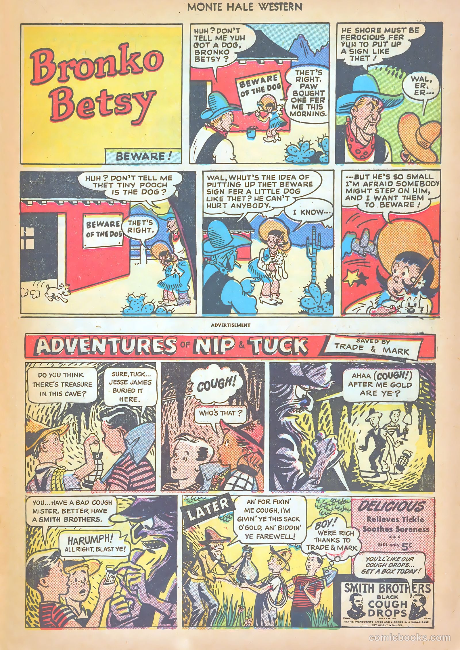 Monte Hale Western #32 (1949) — page 35 of 52
