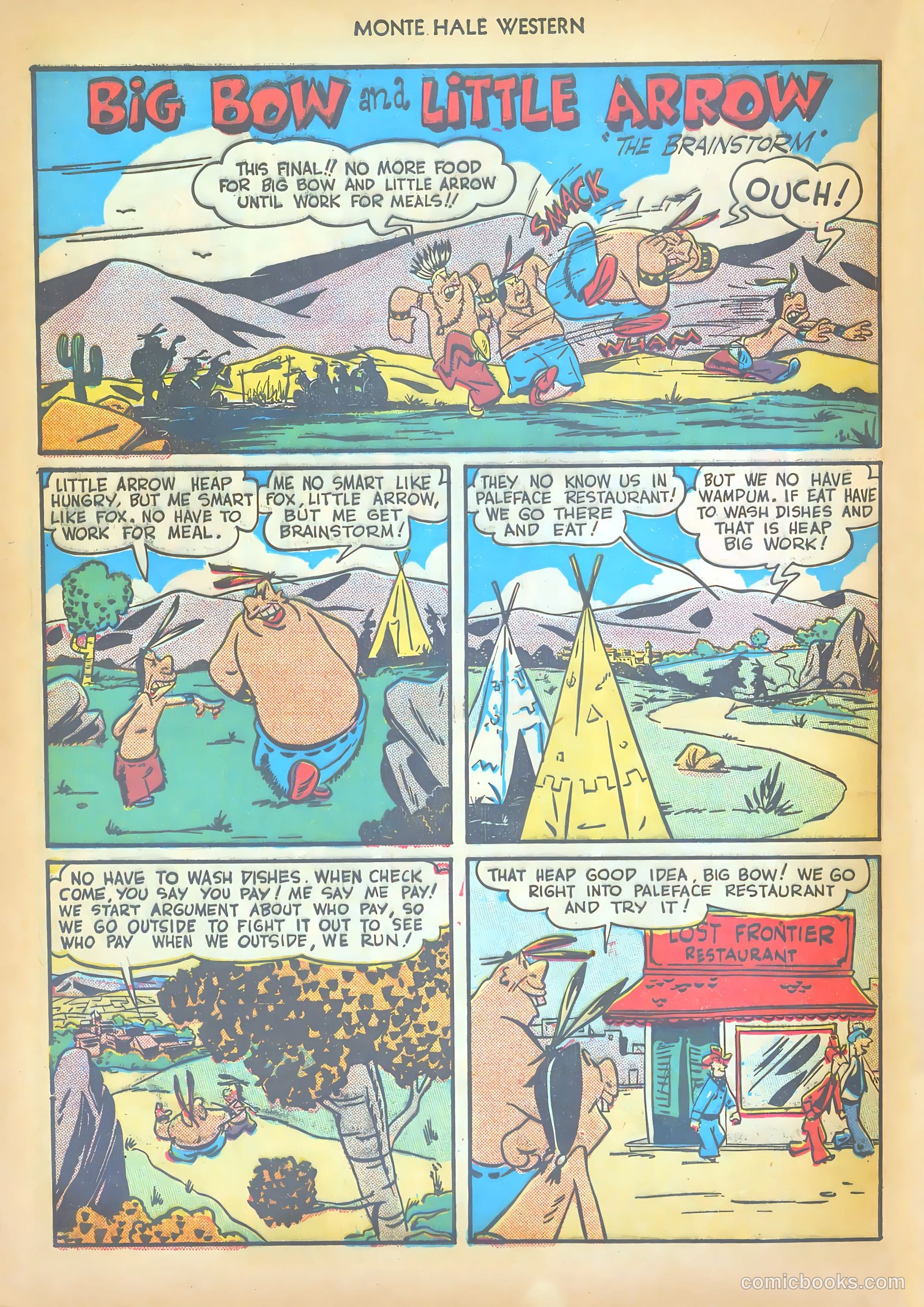 Monte Hale Western #32 (1949) — page 36 of 52