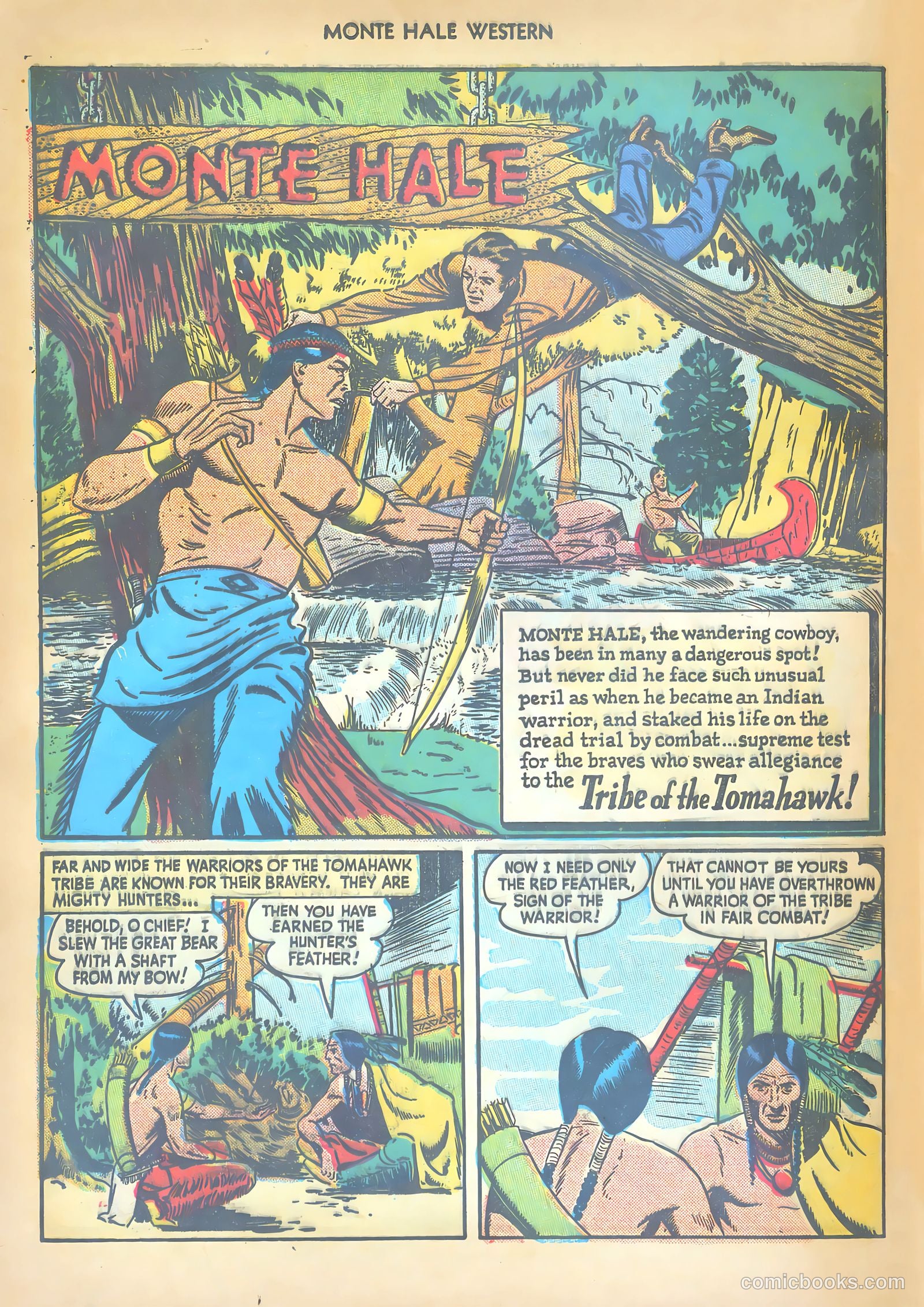 Monte Hale Western #32 (1949) — page 40 of 52
