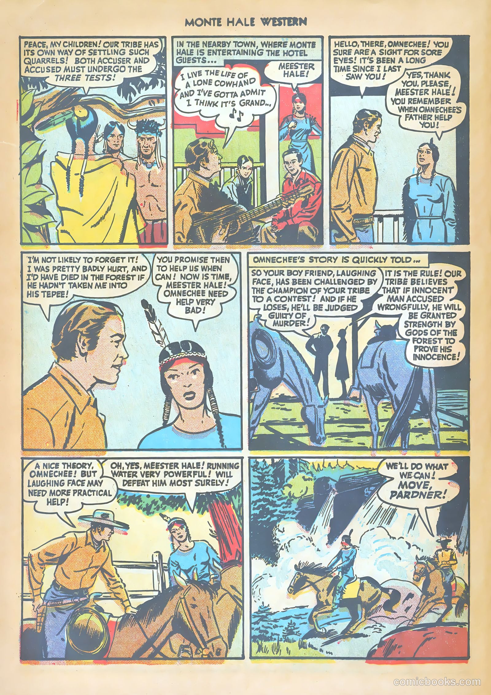 Monte Hale Western #32 (1949) — page 42 of 52