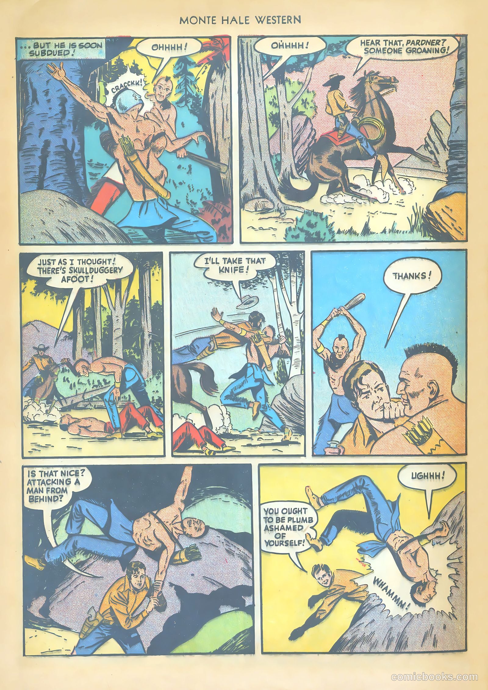 Monte Hale Western #32 (1949) — page 44 of 52