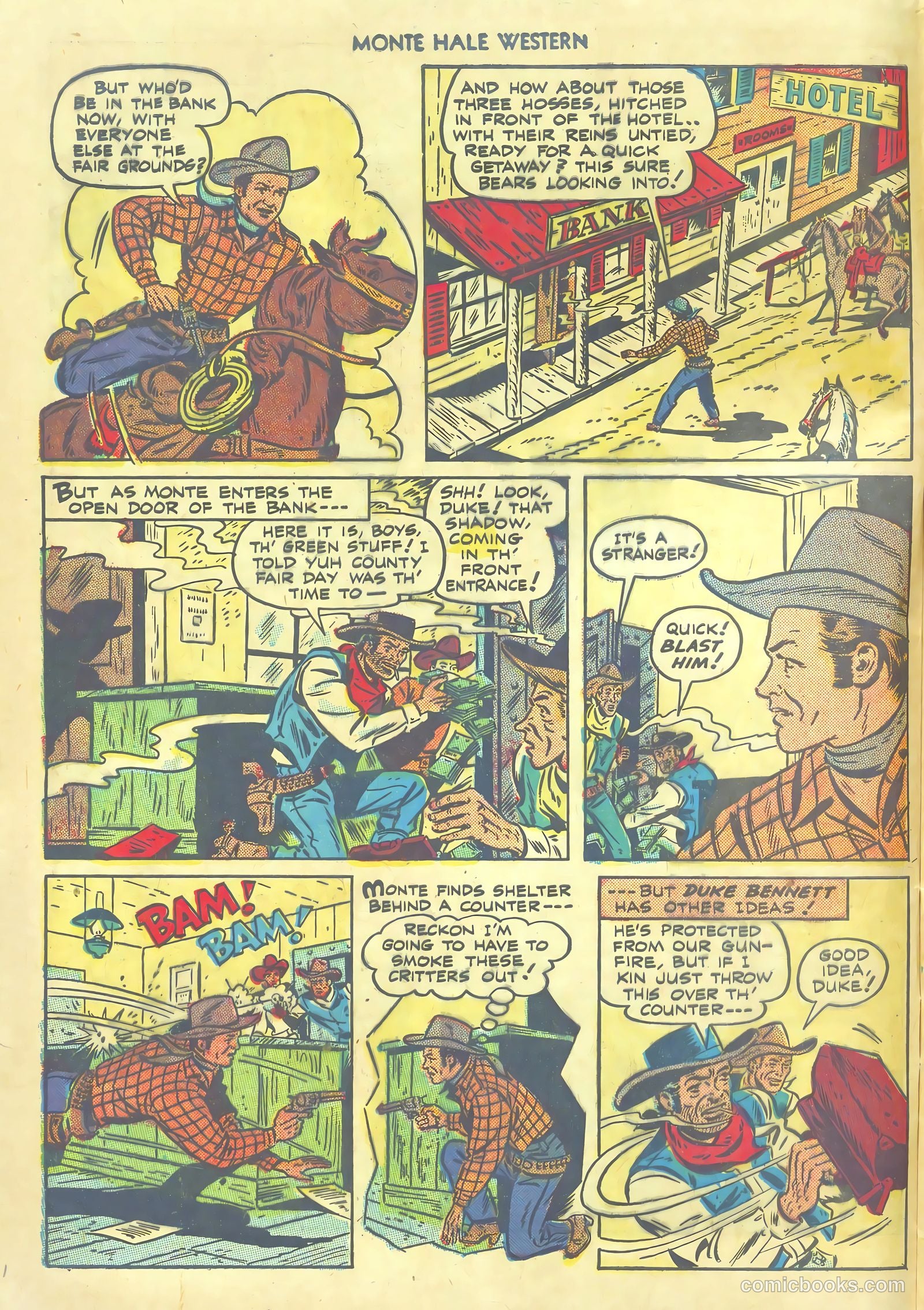 Monte Hale Western #33 (1949) — page 16 of 52