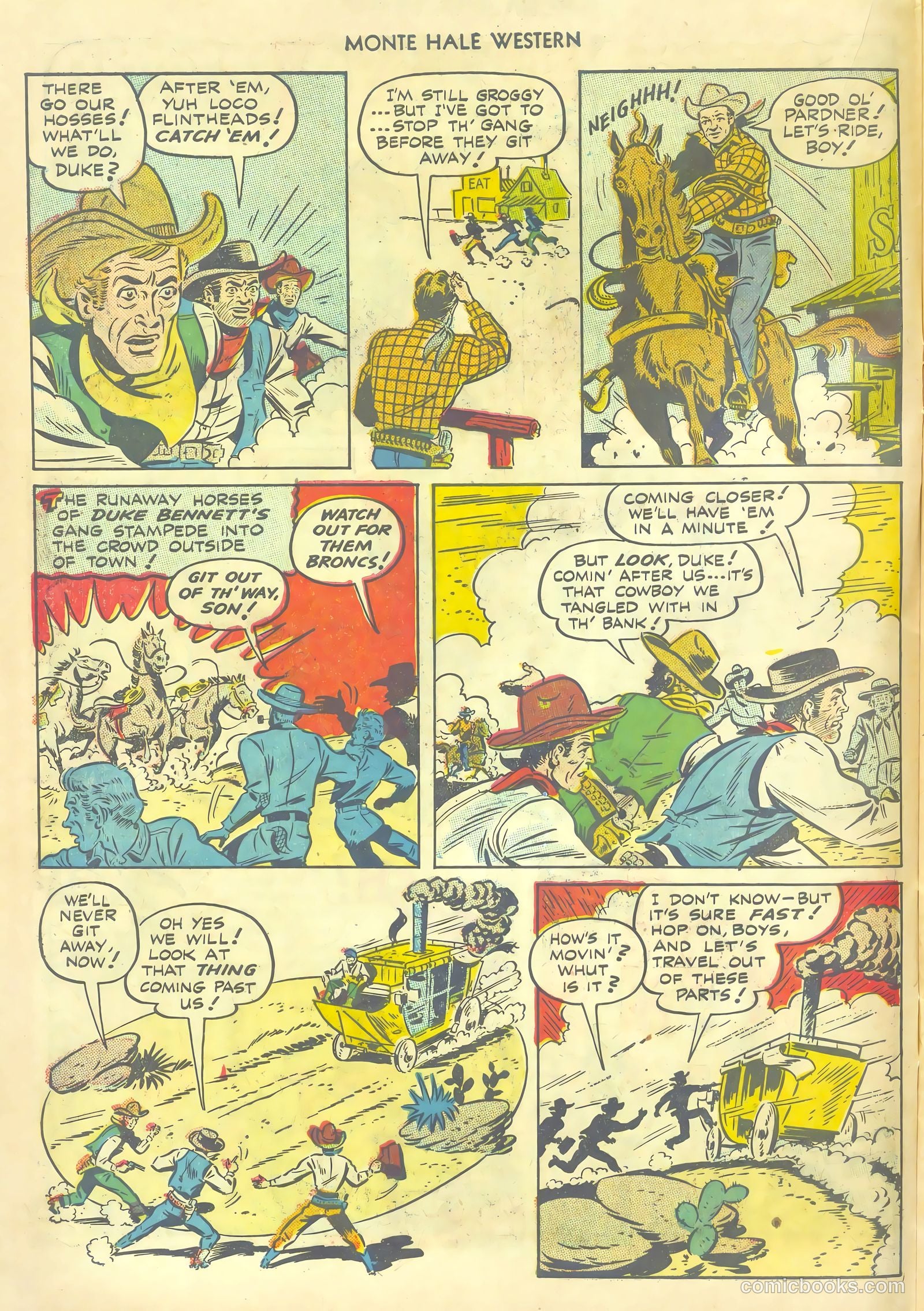 Monte Hale Western #33 (1949) — page 18 of 52