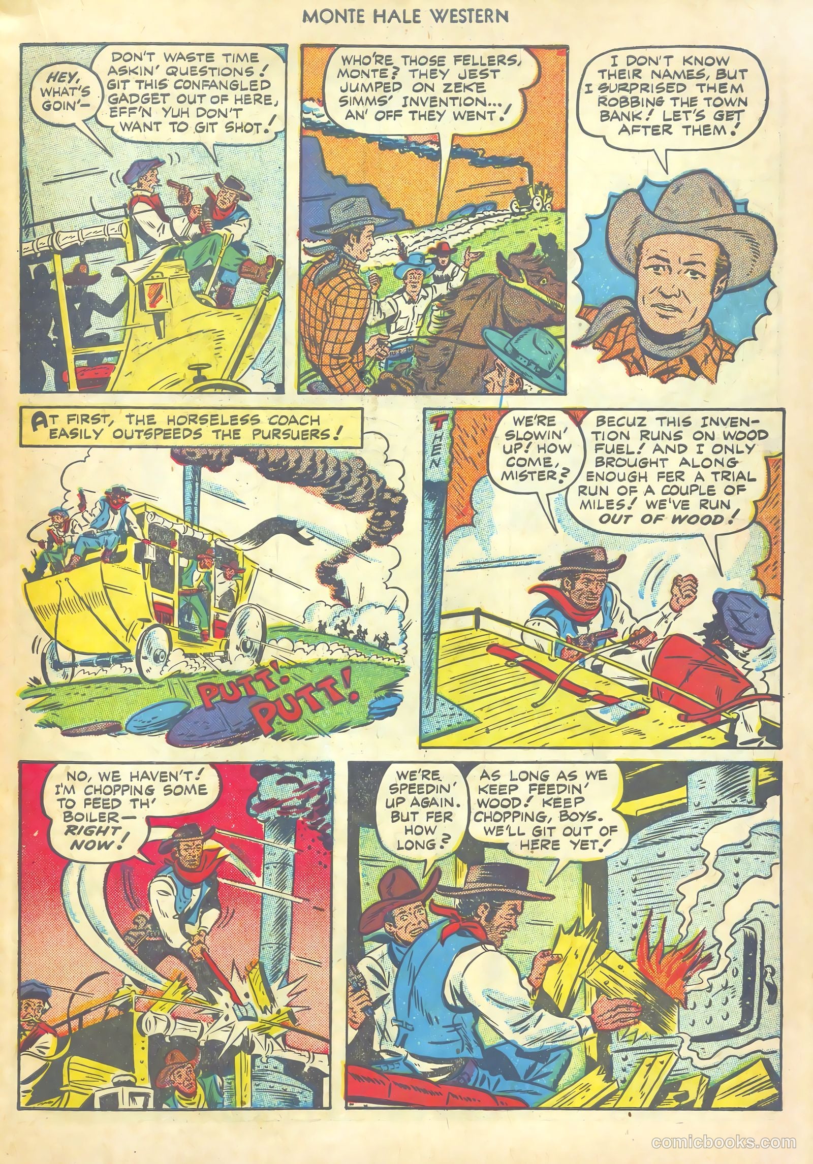 Monte Hale Western #33 (1949) — page 19 of 52