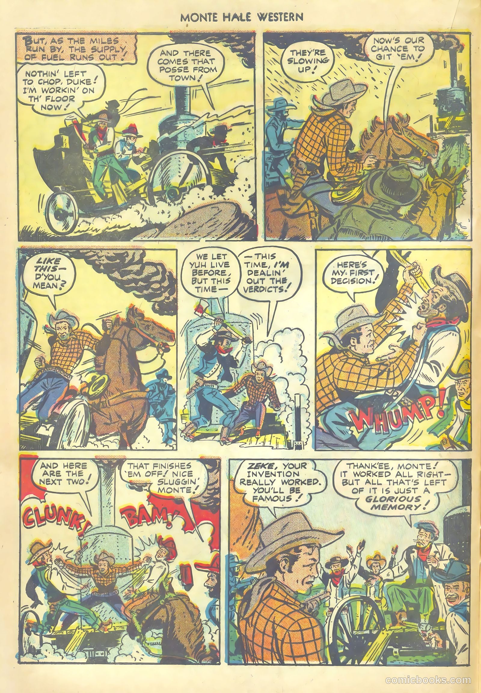 Monte Hale Western #33 (1949) — page 20 of 52