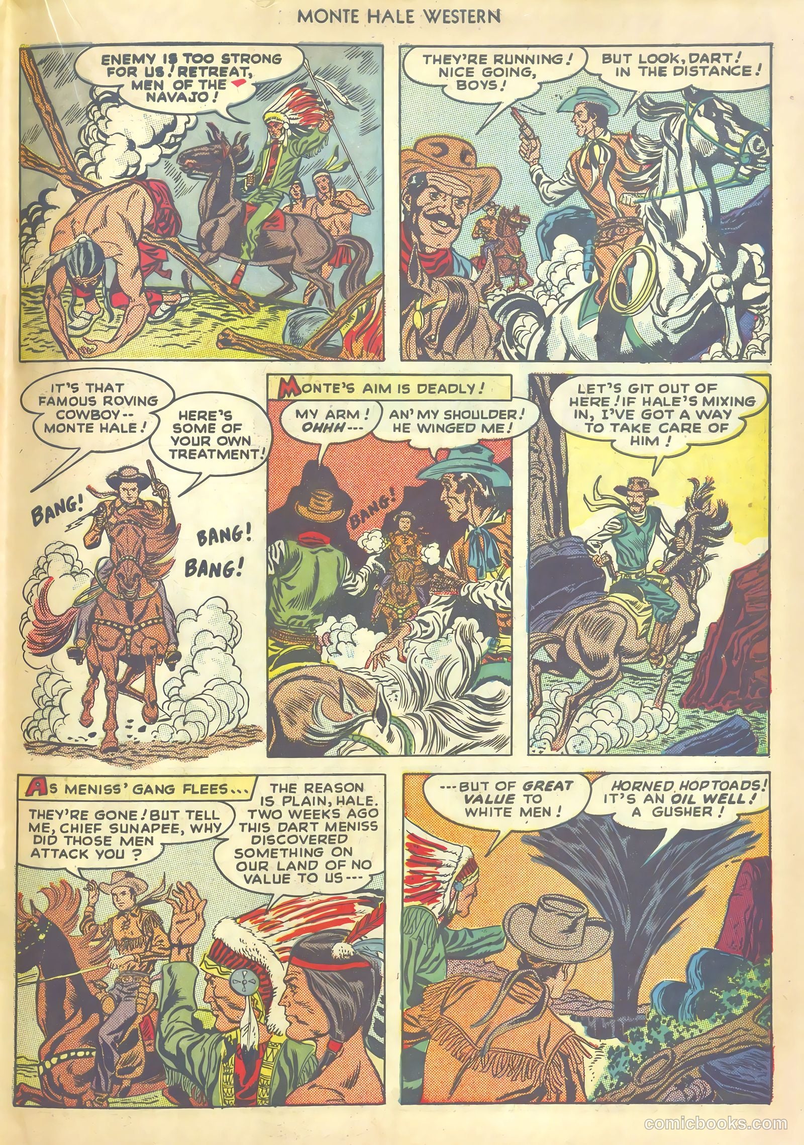 Monte Hale Western #33 (1949) — page 27 of 52
