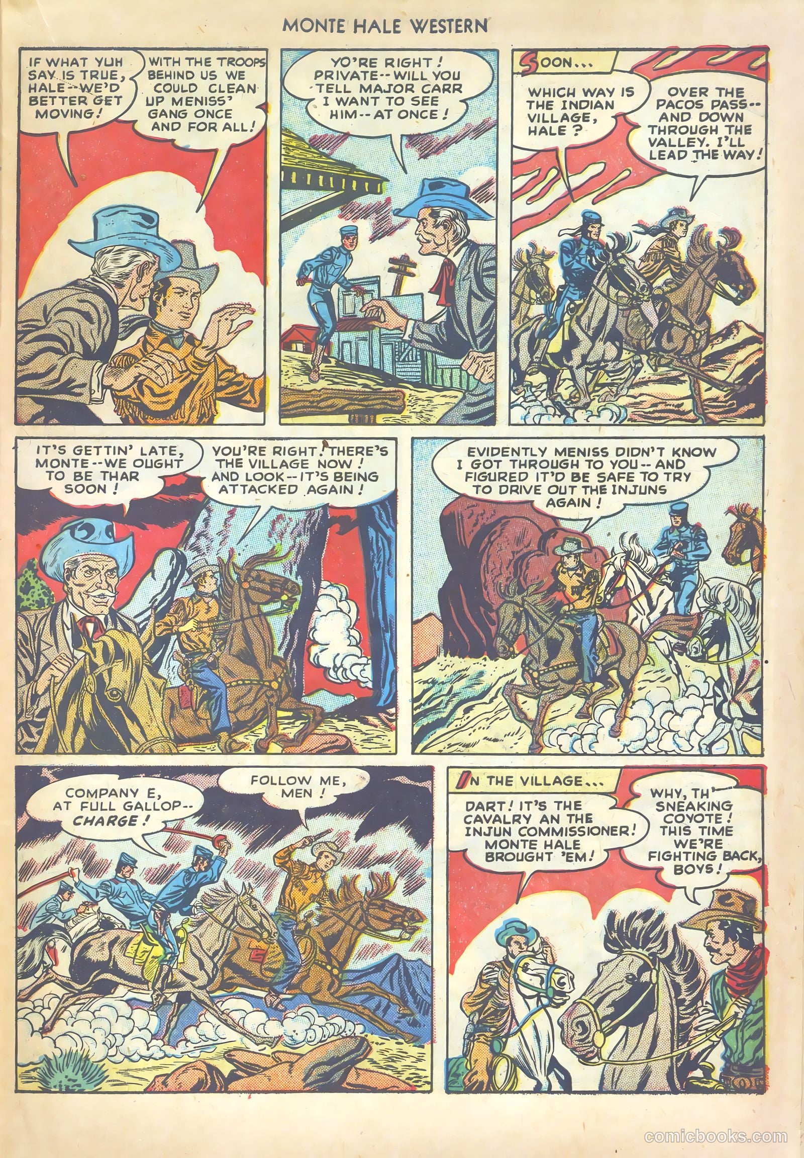 Monte Hale Western #33 (1949) — page 31 of 52