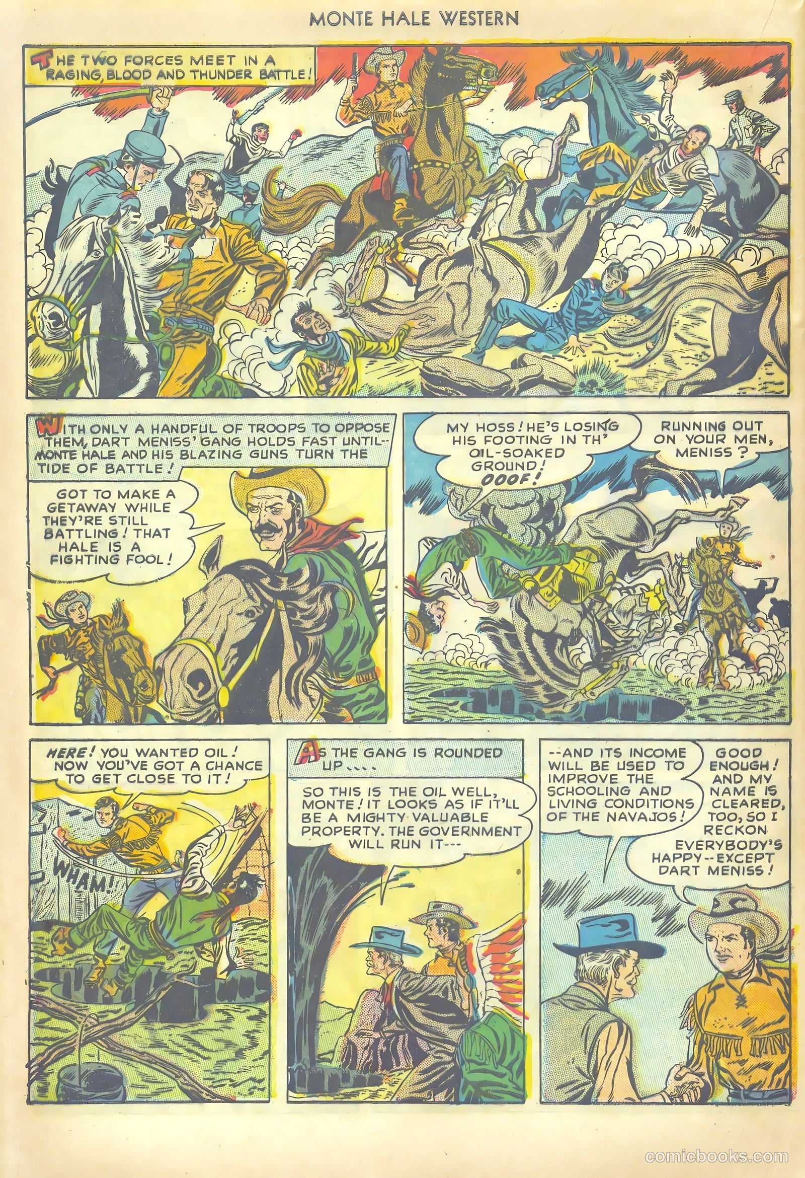 Monte Hale Western #33 (1949) — page 32 of 52