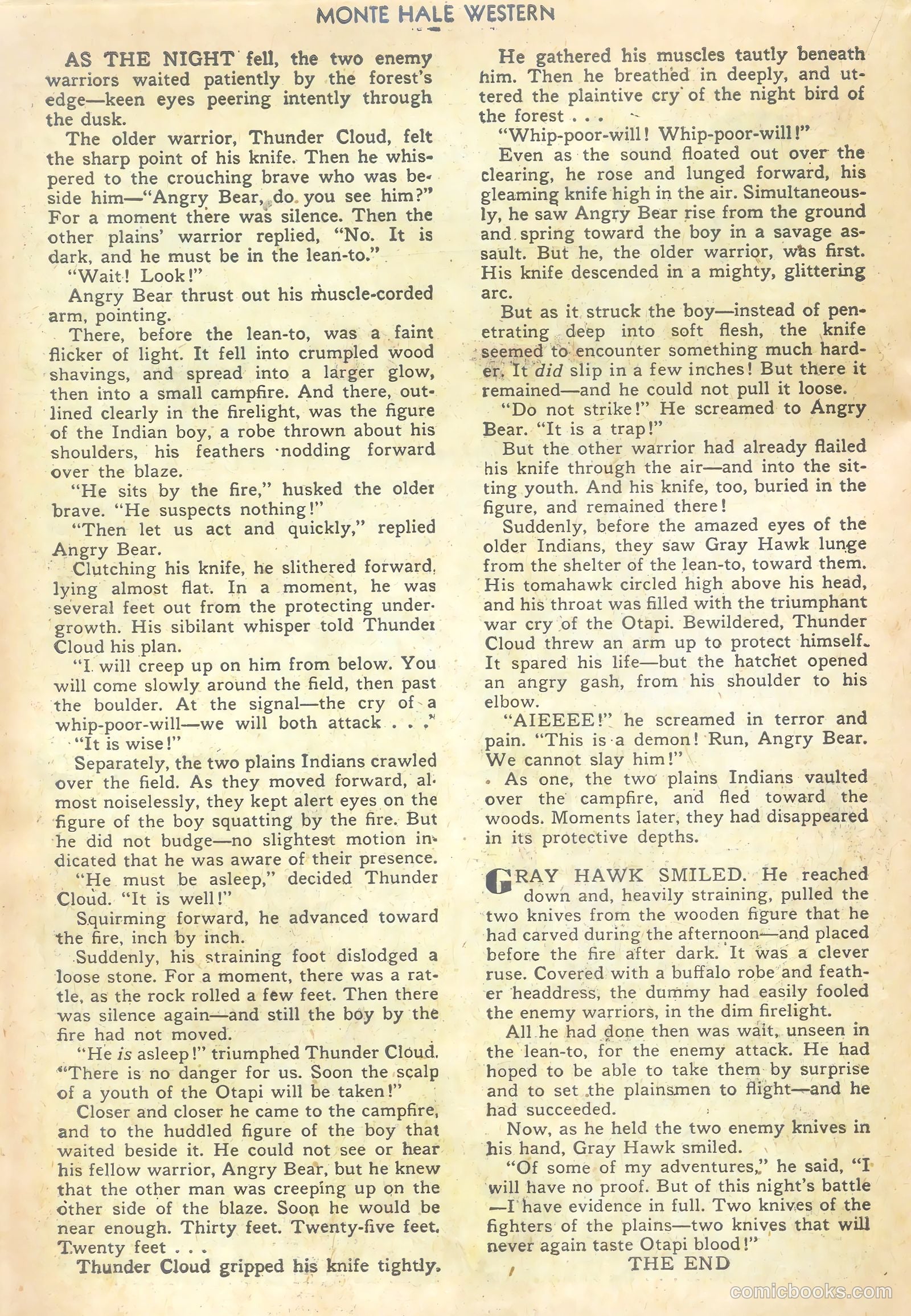 Monte Hale Western #33 (1949) — page 34 of 52