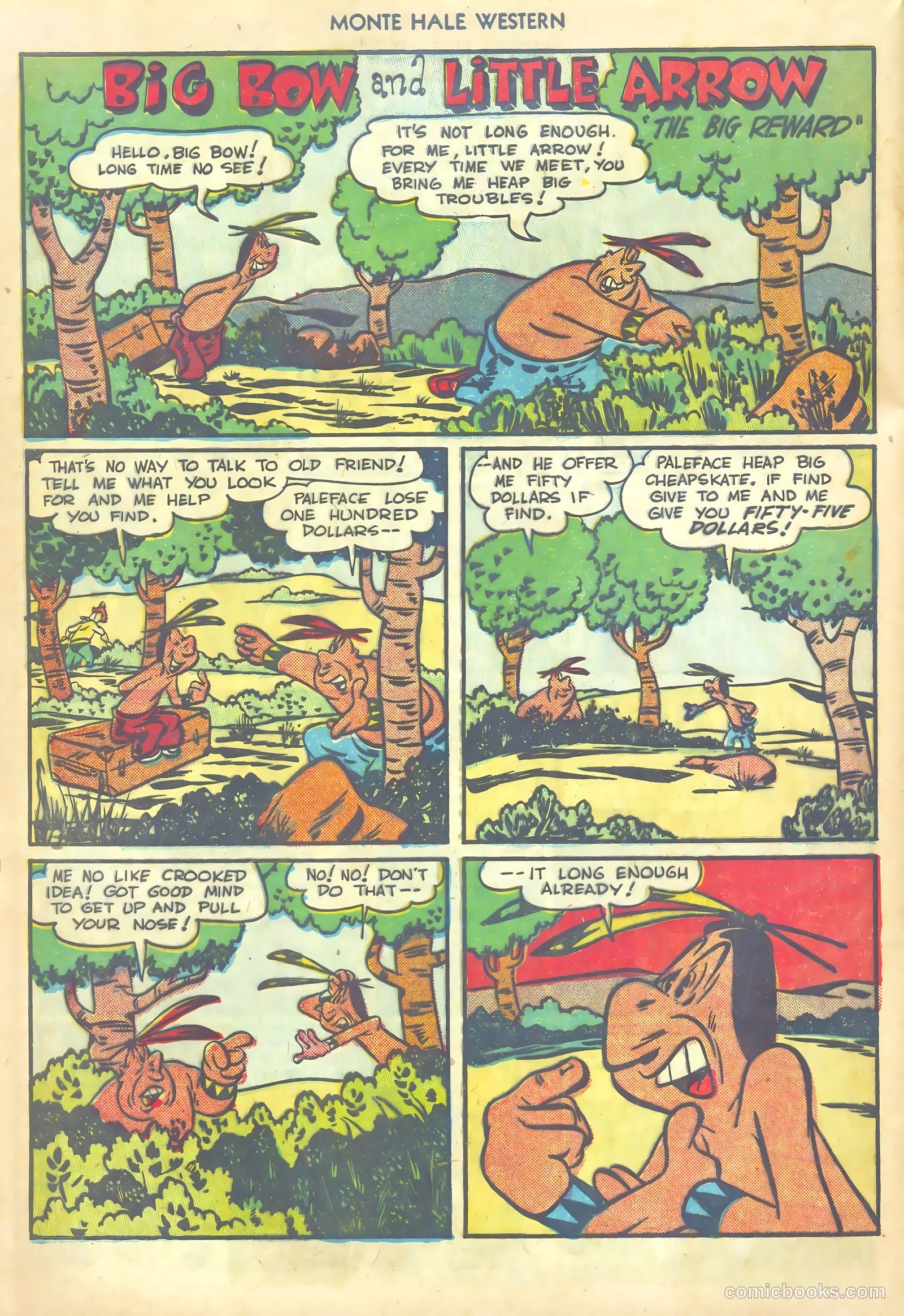 Monte Hale Western #33 (1949) — page 36 of 52