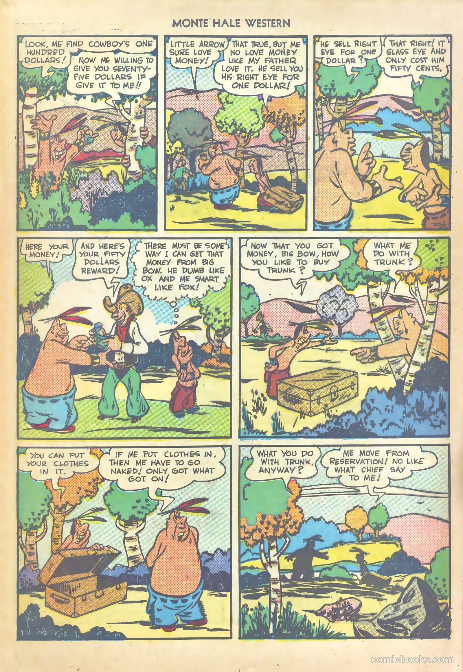 Monte Hale Western #33 (1949) — page 37 of 52