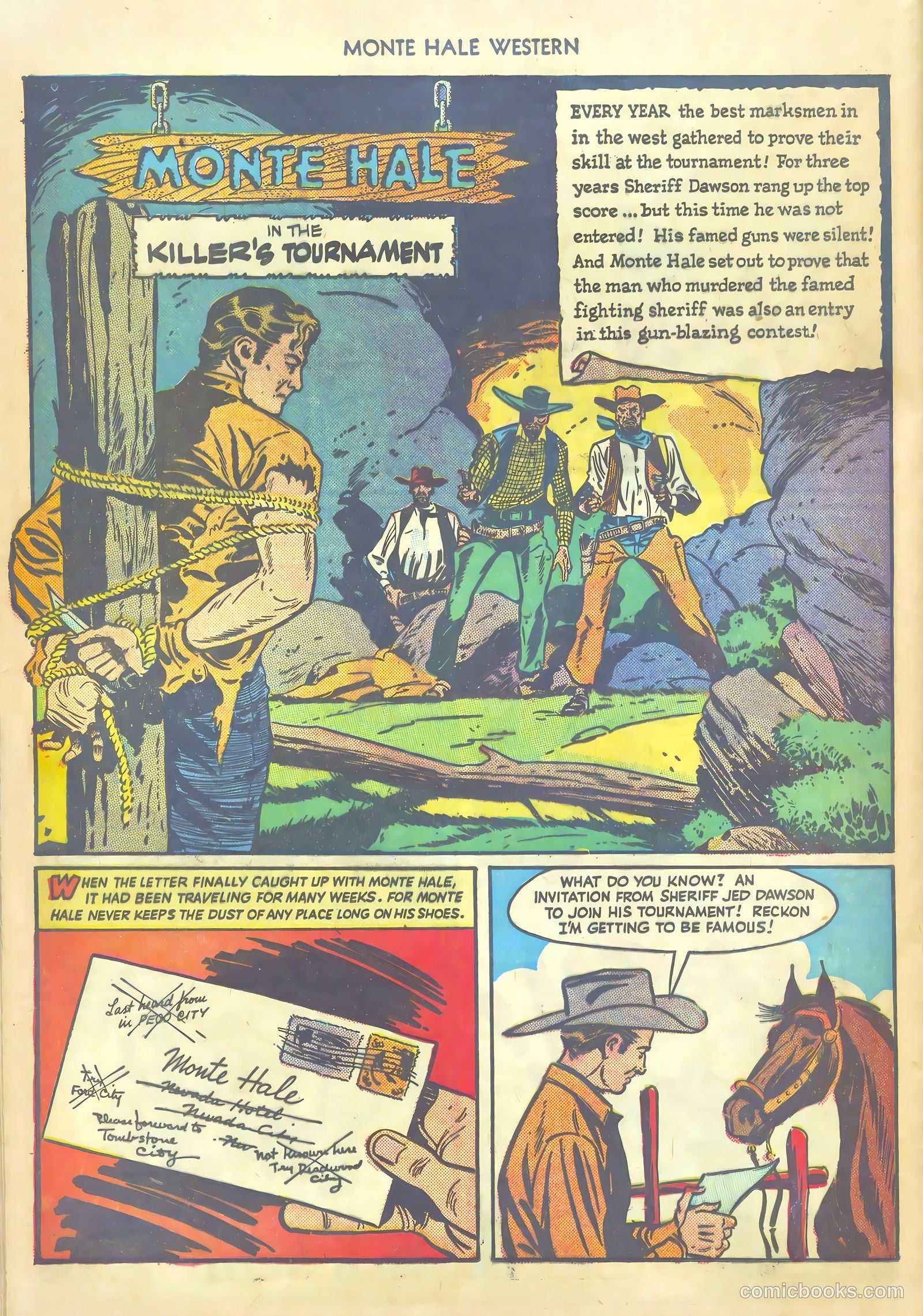 Monte Hale Western #33 (1949) — page 40 of 52