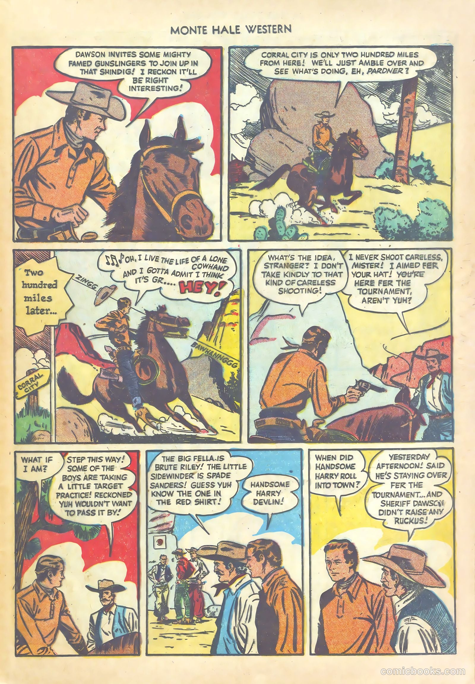 Monte Hale Western #33 (1949) — page 41 of 52