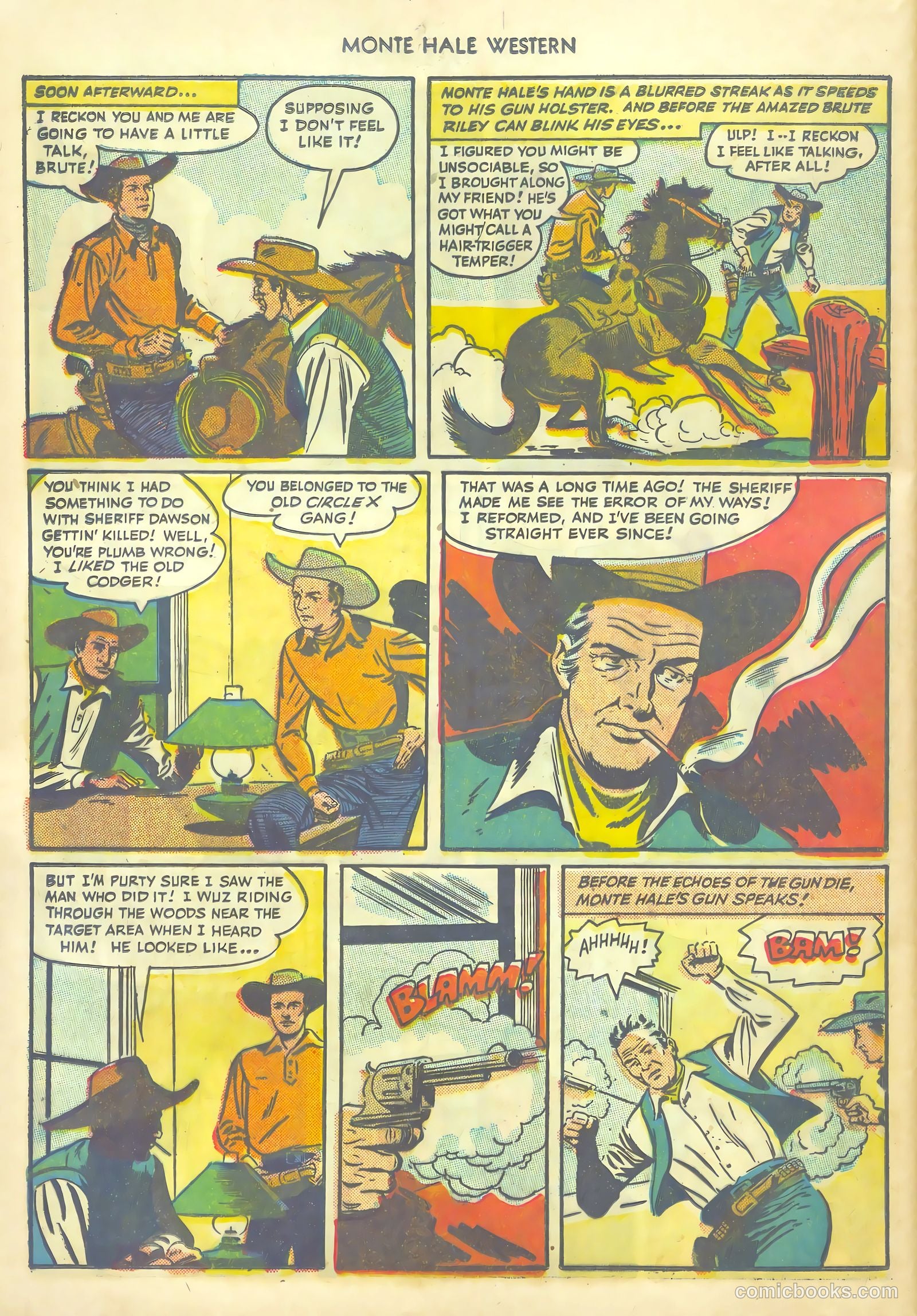 Monte Hale Western #33 (1949) — page 44 of 52