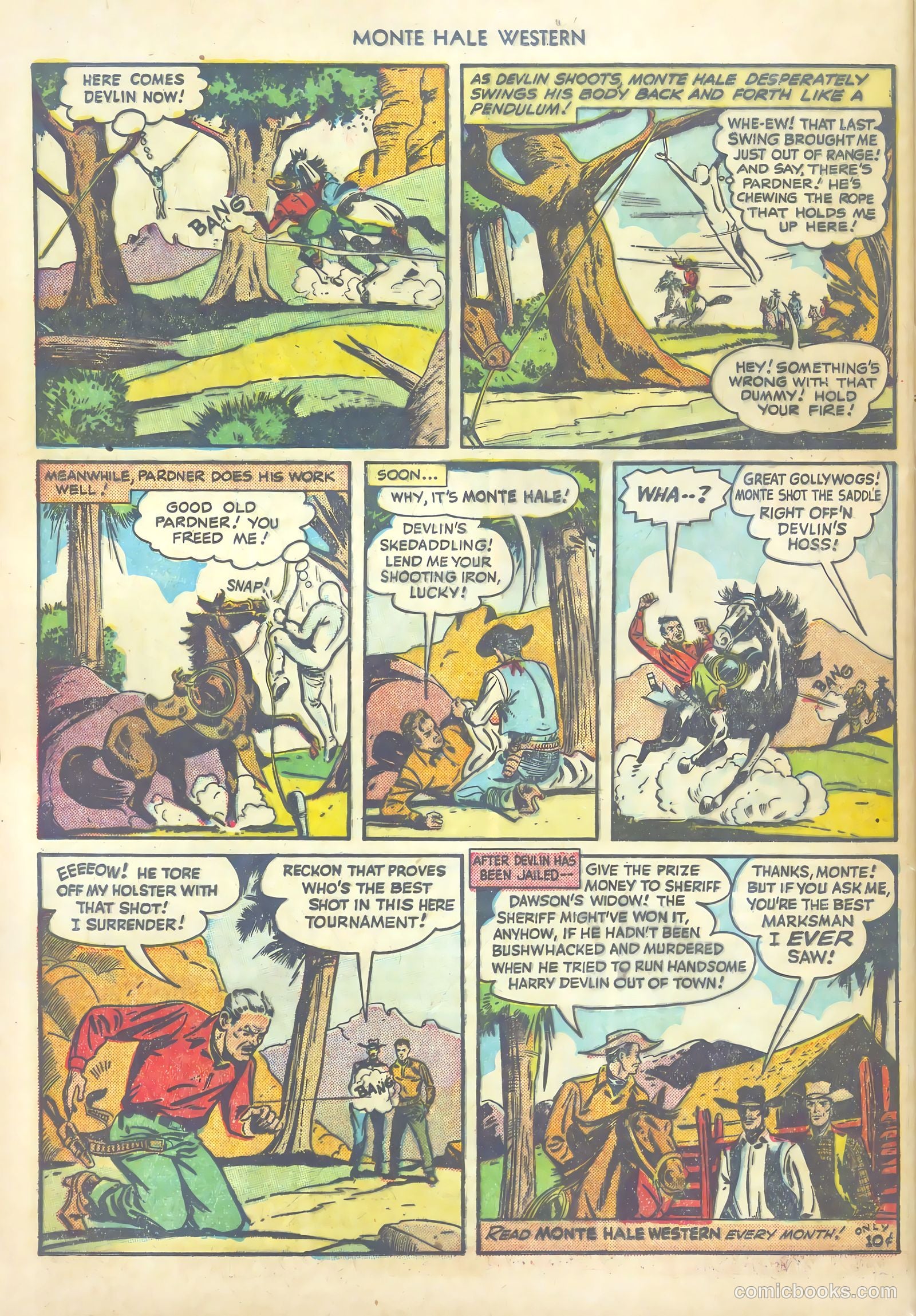 Monte Hale Western #33 (1949) — page 48 of 52