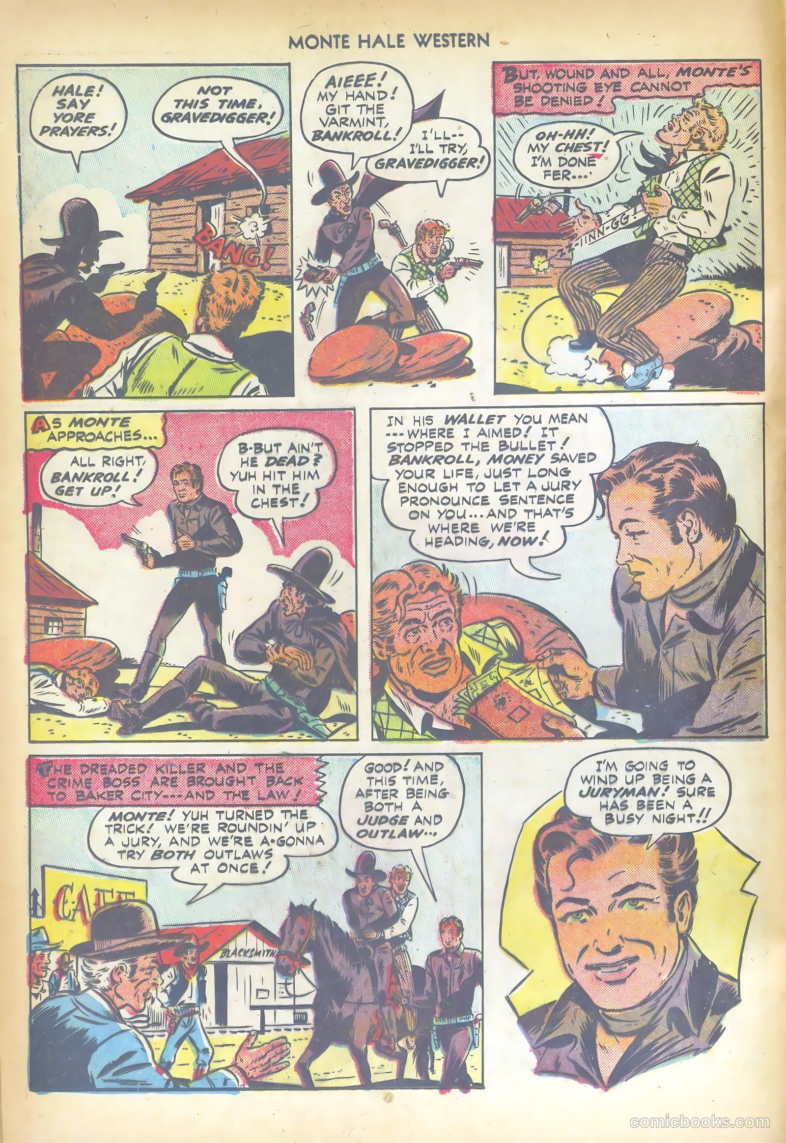 Monte Hale Western #34 (1949) — page 12 of 52