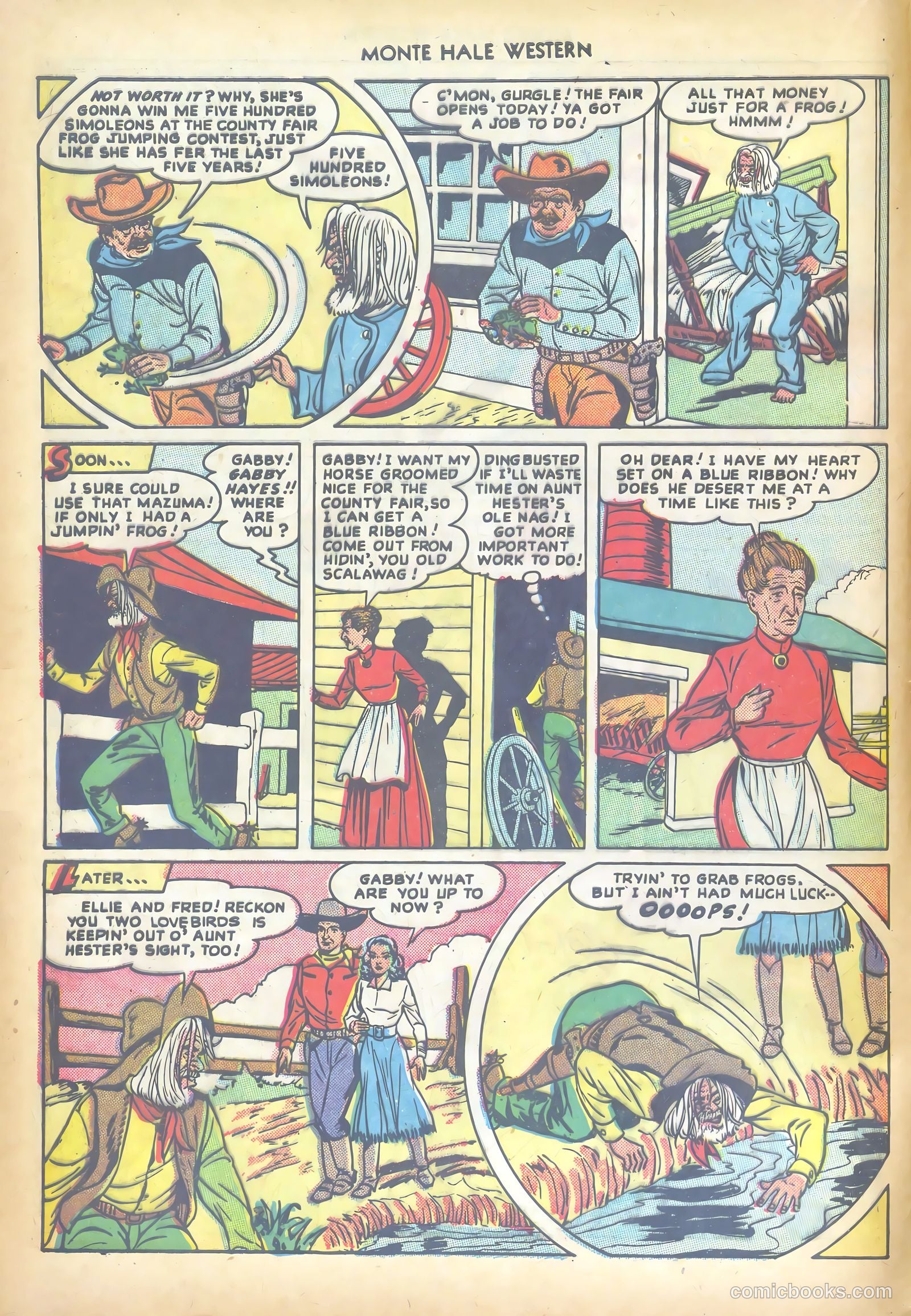 Monte Hale Western #34 (1949) — page 16 of 52
