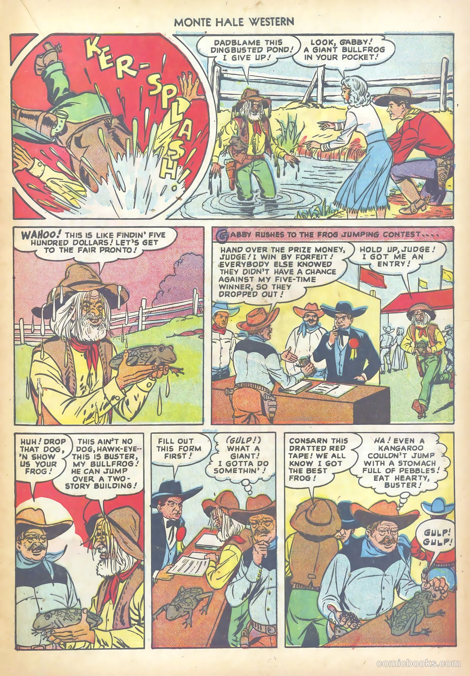 Monte Hale Western #34 (1949) — page 17 of 52