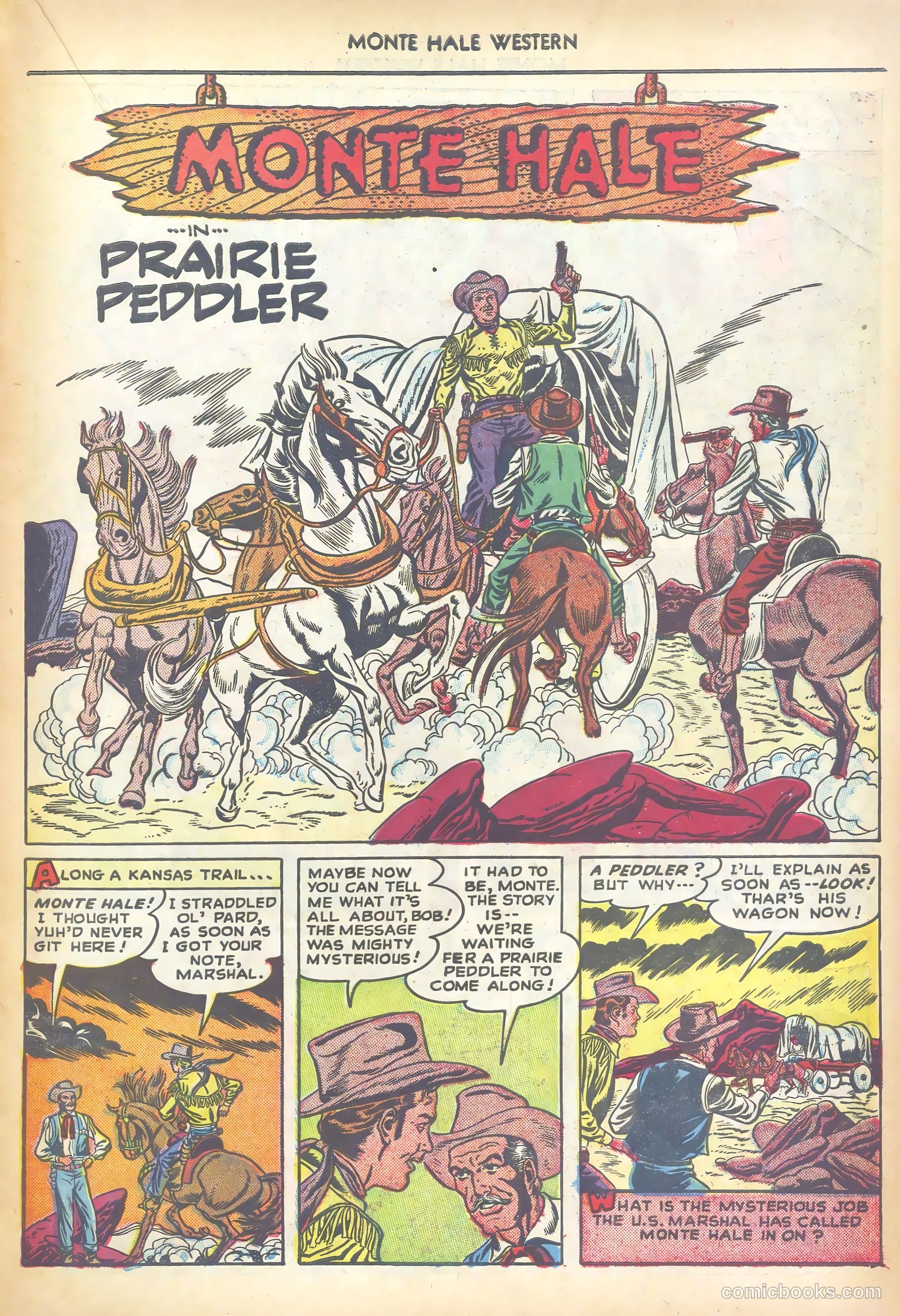 Monte Hale Western #34 (1949) — page 19 of 52