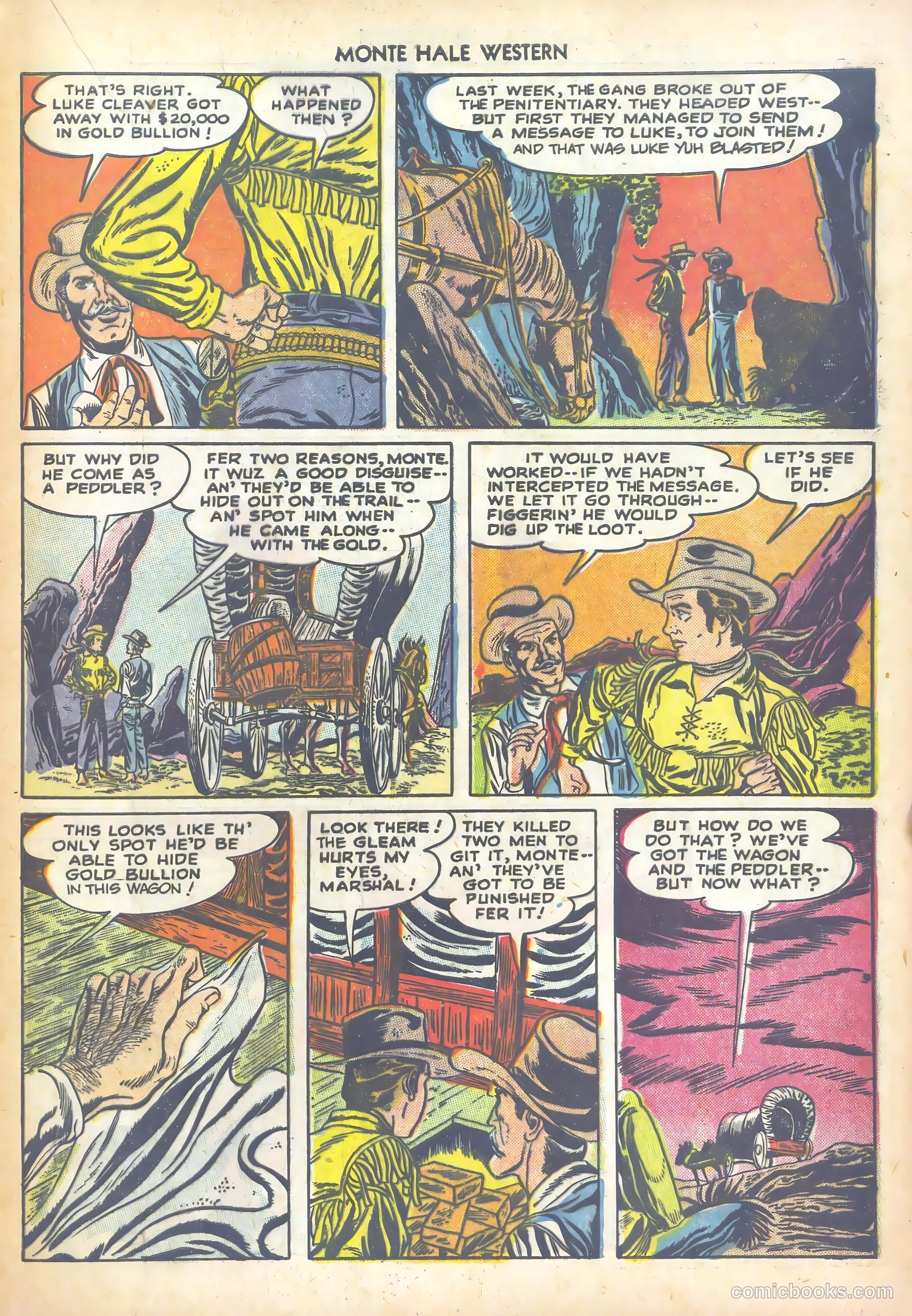 Monte Hale Western #34 (1949) — page 21 of 52