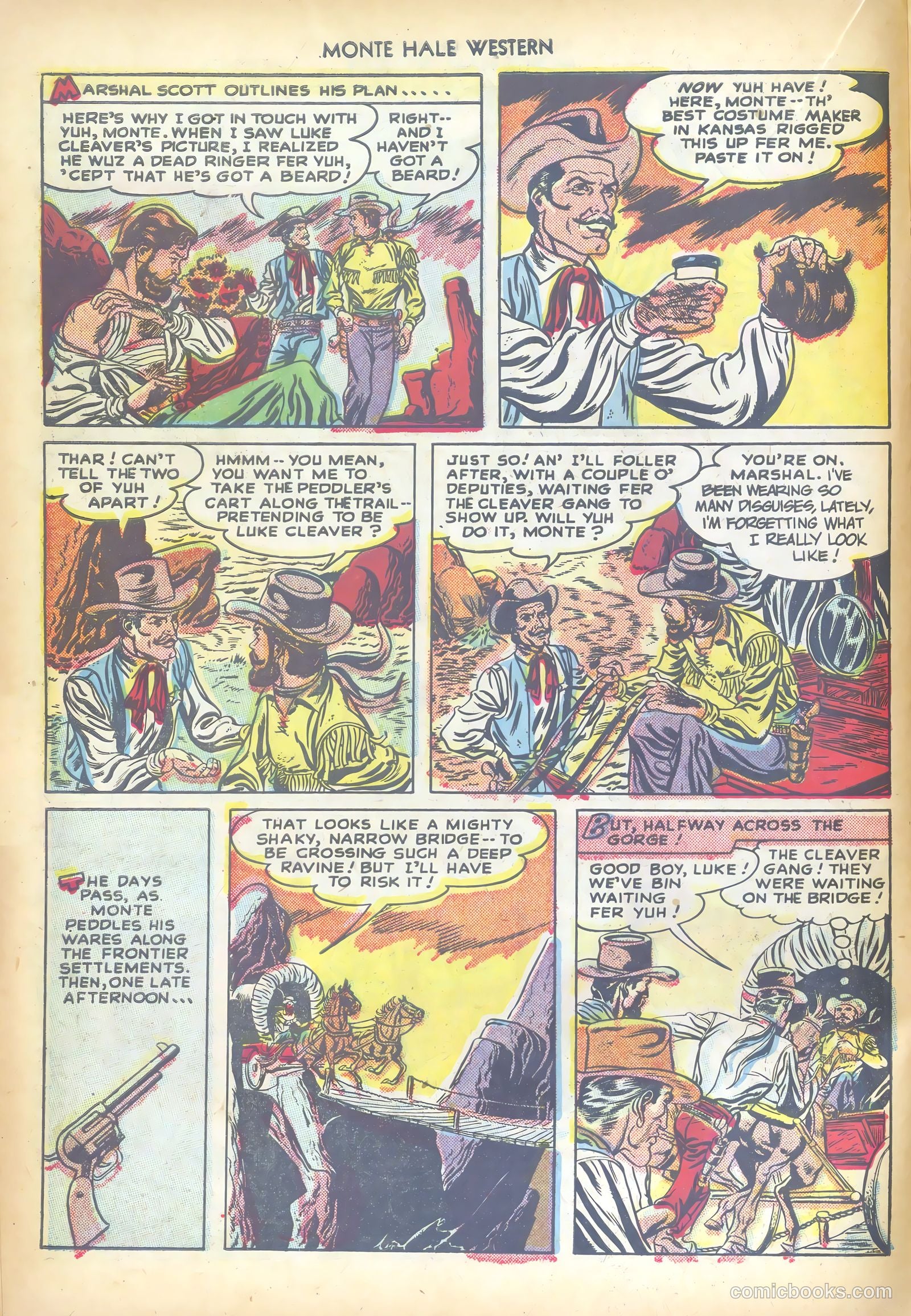 Monte Hale Western #34 (1949) — page 22 of 52