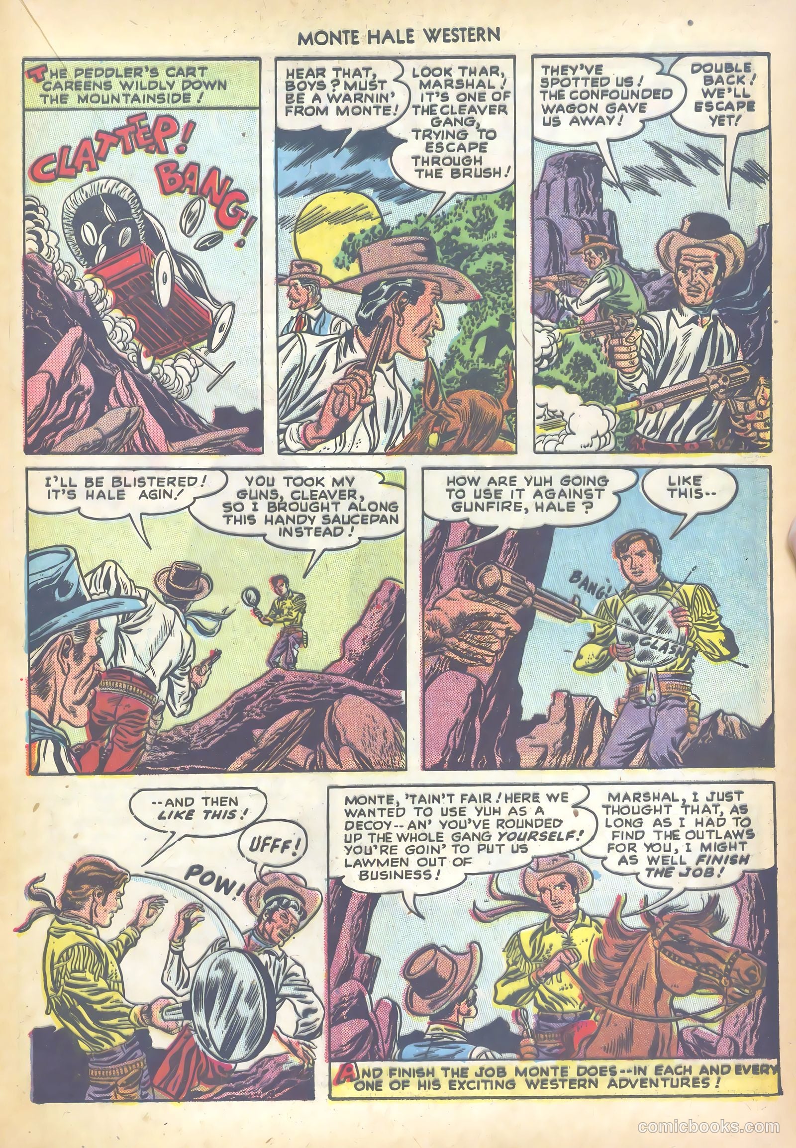 Monte Hale Western #34 (1949) — page 25 of 52