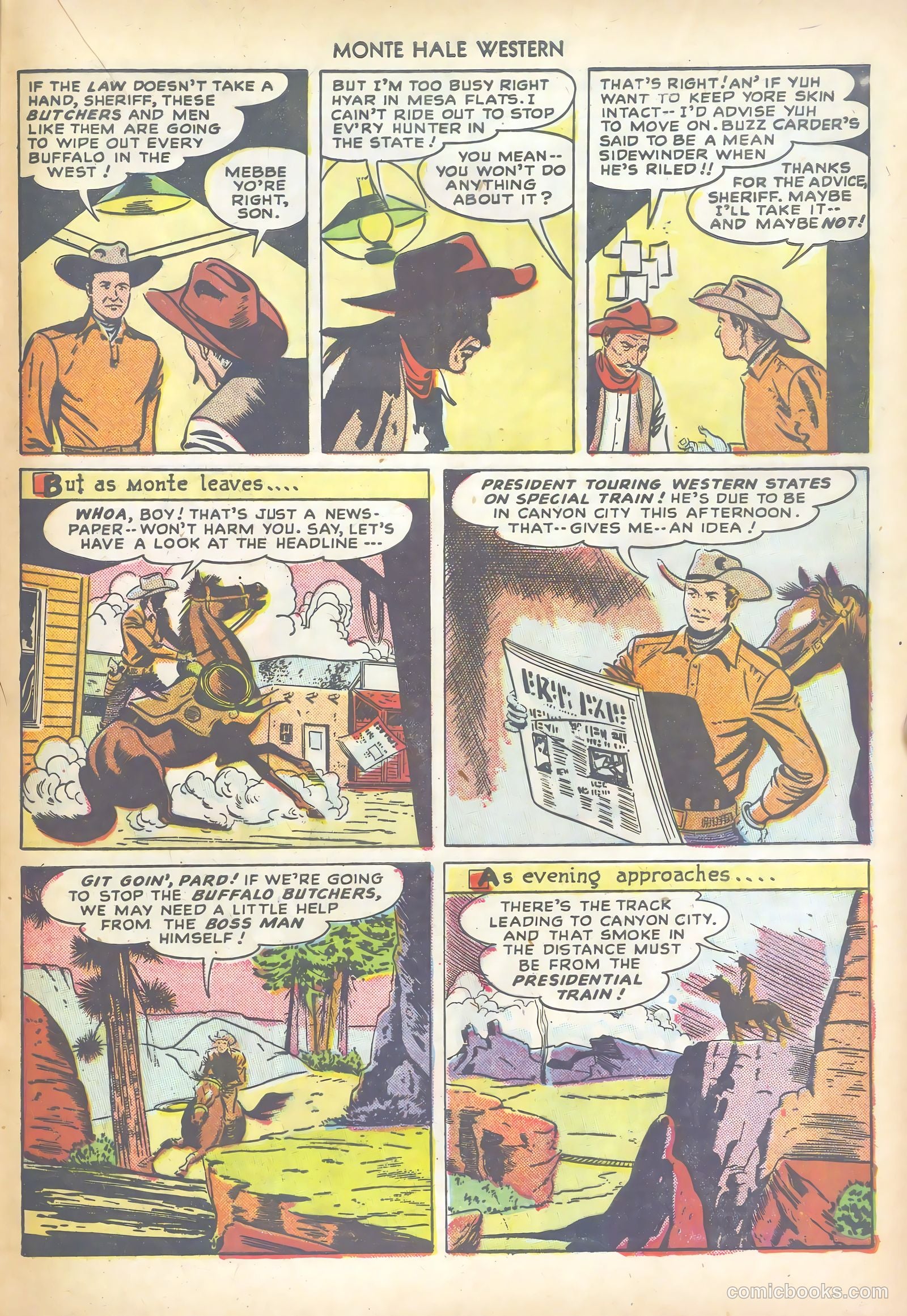 Monte Hale Western #34 (1949) — page 29 of 52