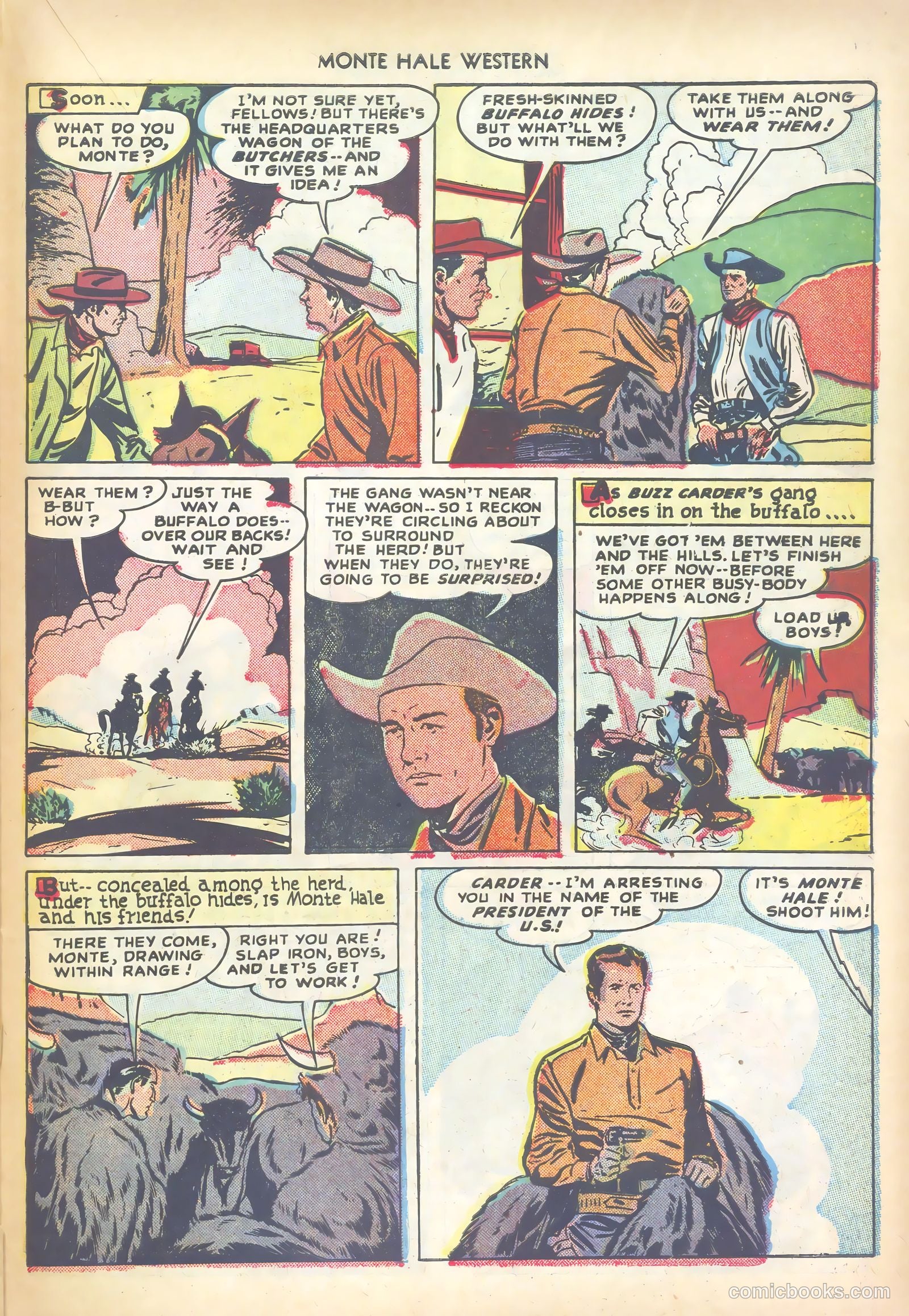 Monte Hale Western #34 (1949) — page 31 of 52