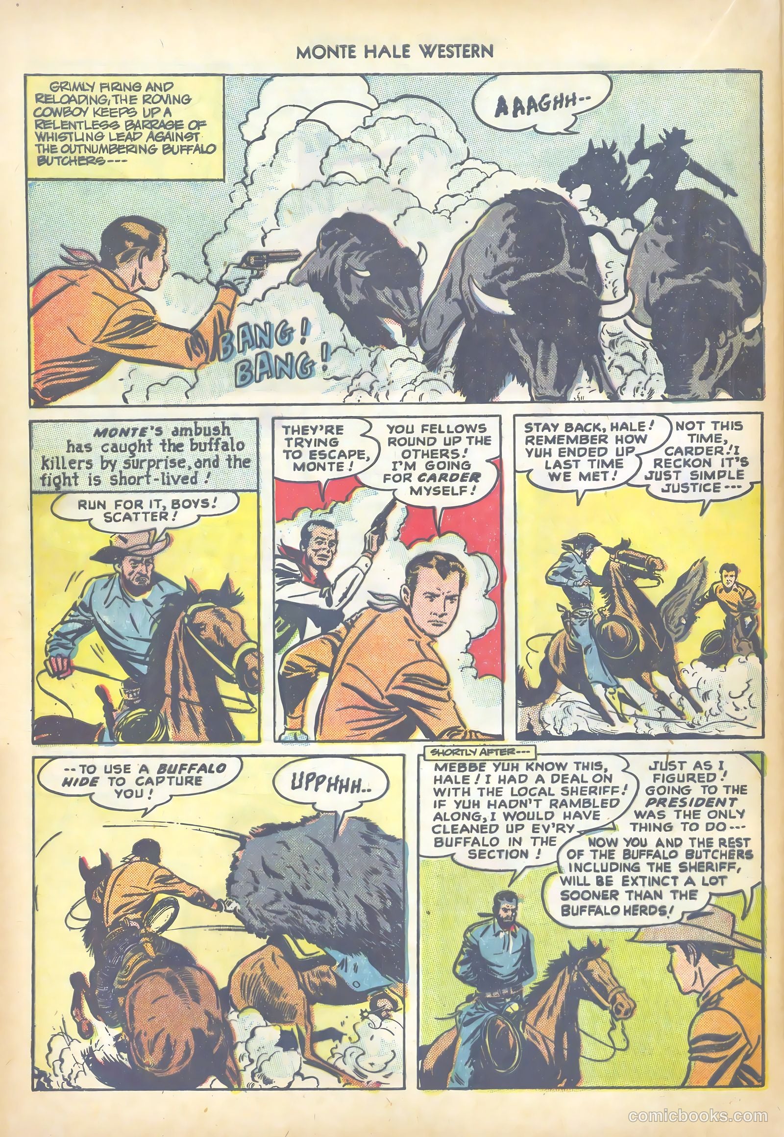 Monte Hale Western #34 (1949) — page 32 of 52