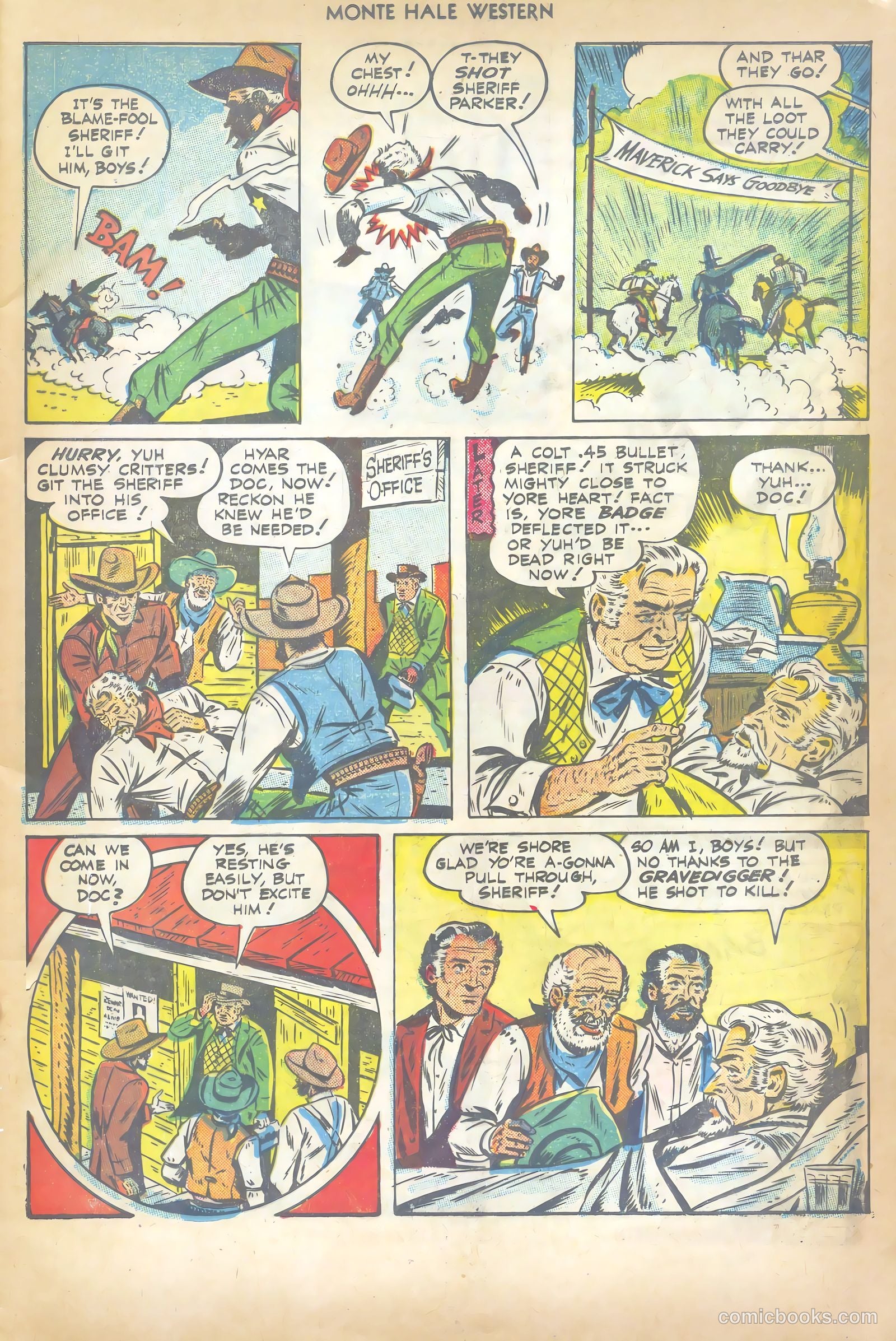 Monte Hale Western #35 (1949) — page 5 of 52