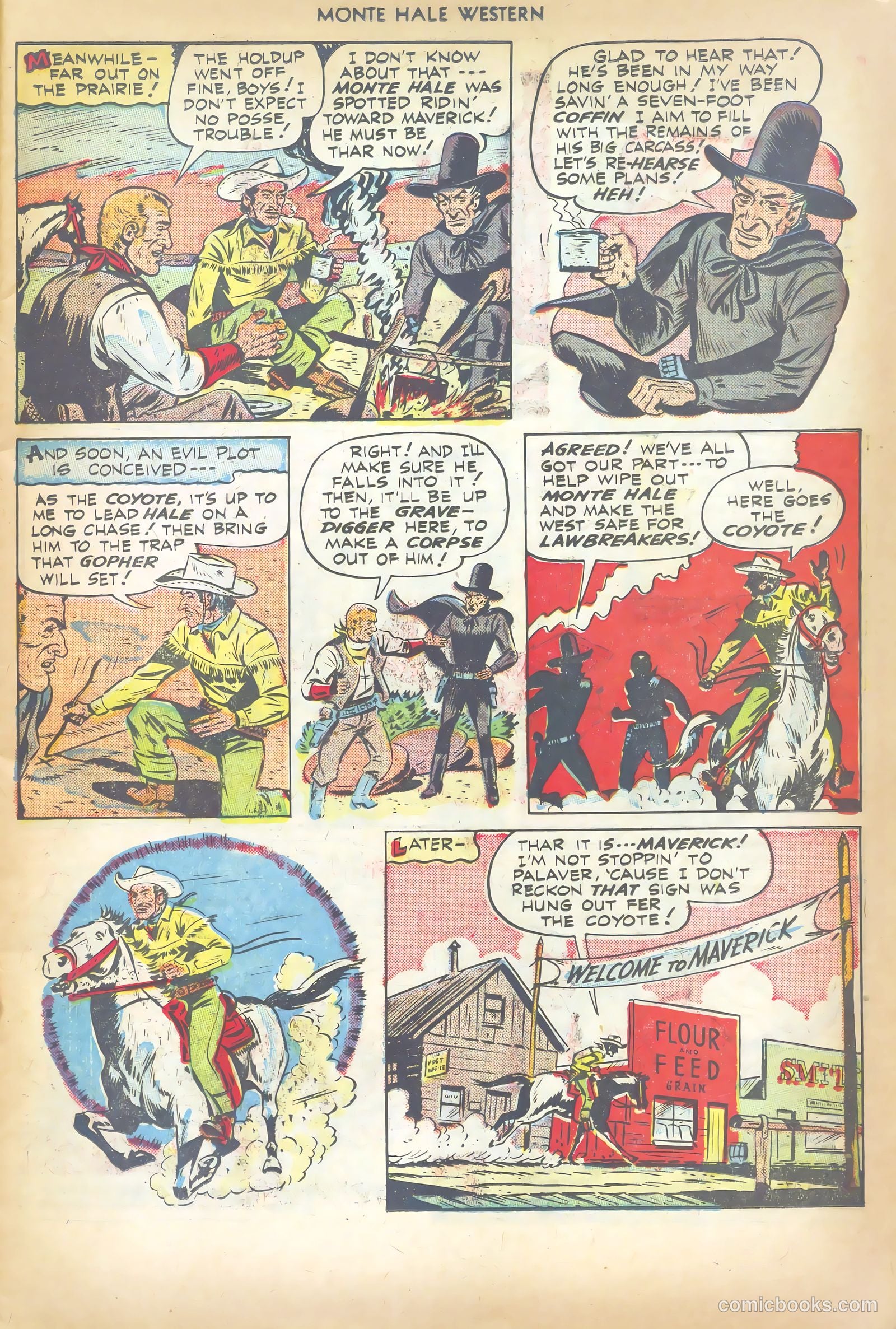 Monte Hale Western #35 (1949) — page 7 of 52