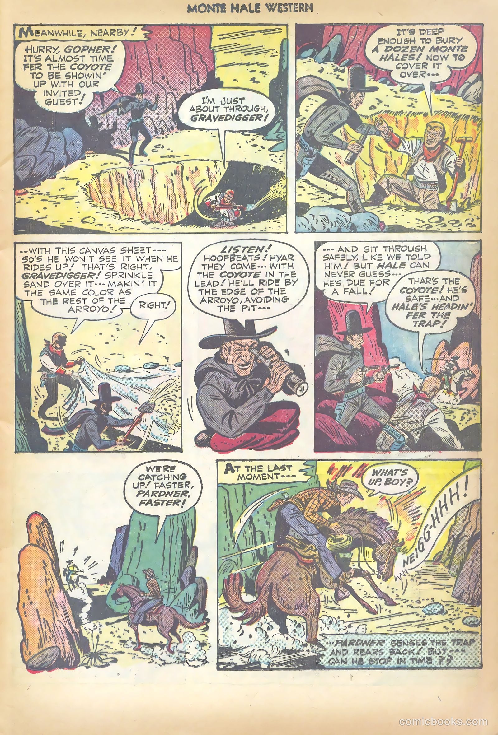 Monte Hale Western #35 (1949) — page 9 of 52