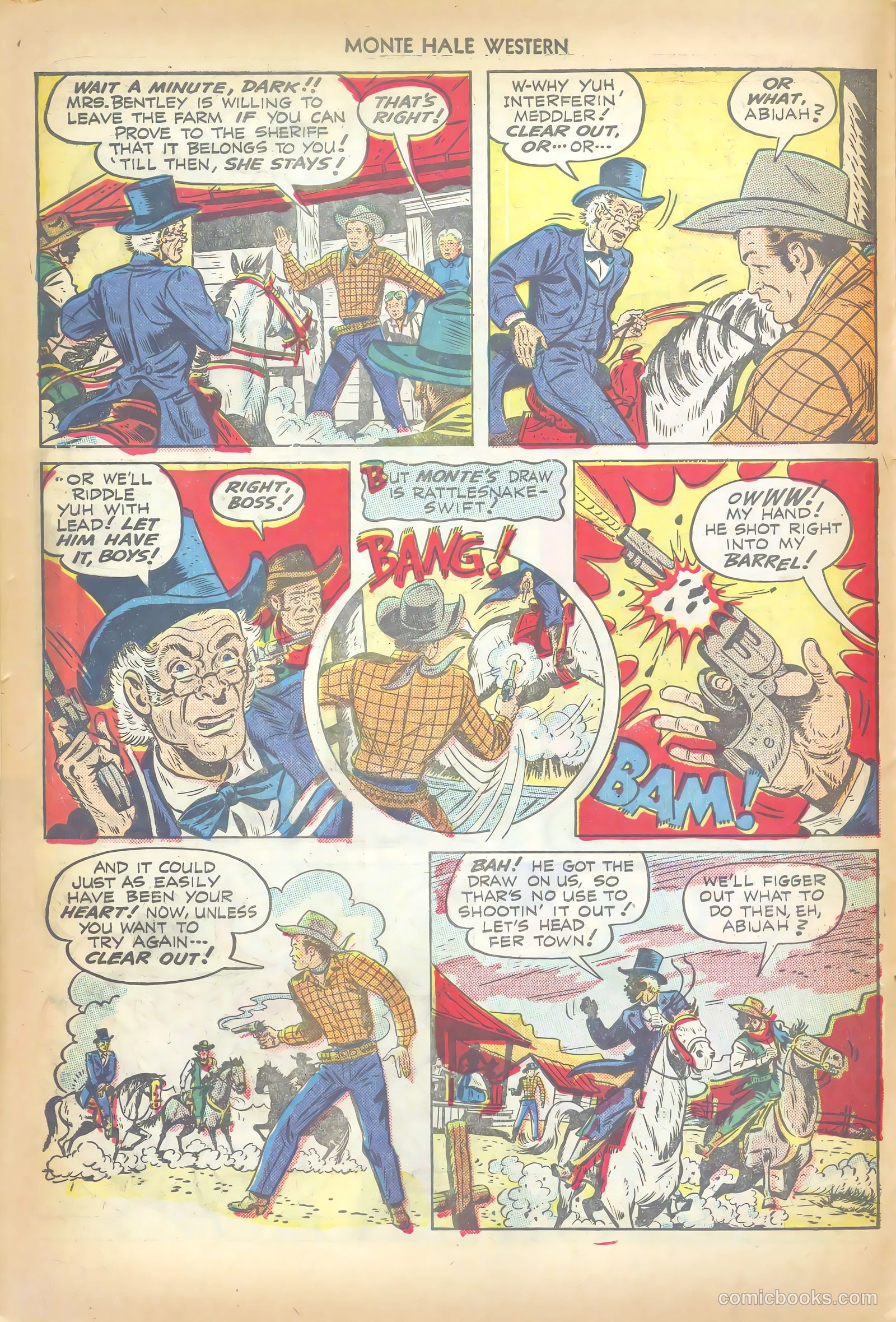 Monte Hale Western #35 (1949) — page 18 of 52