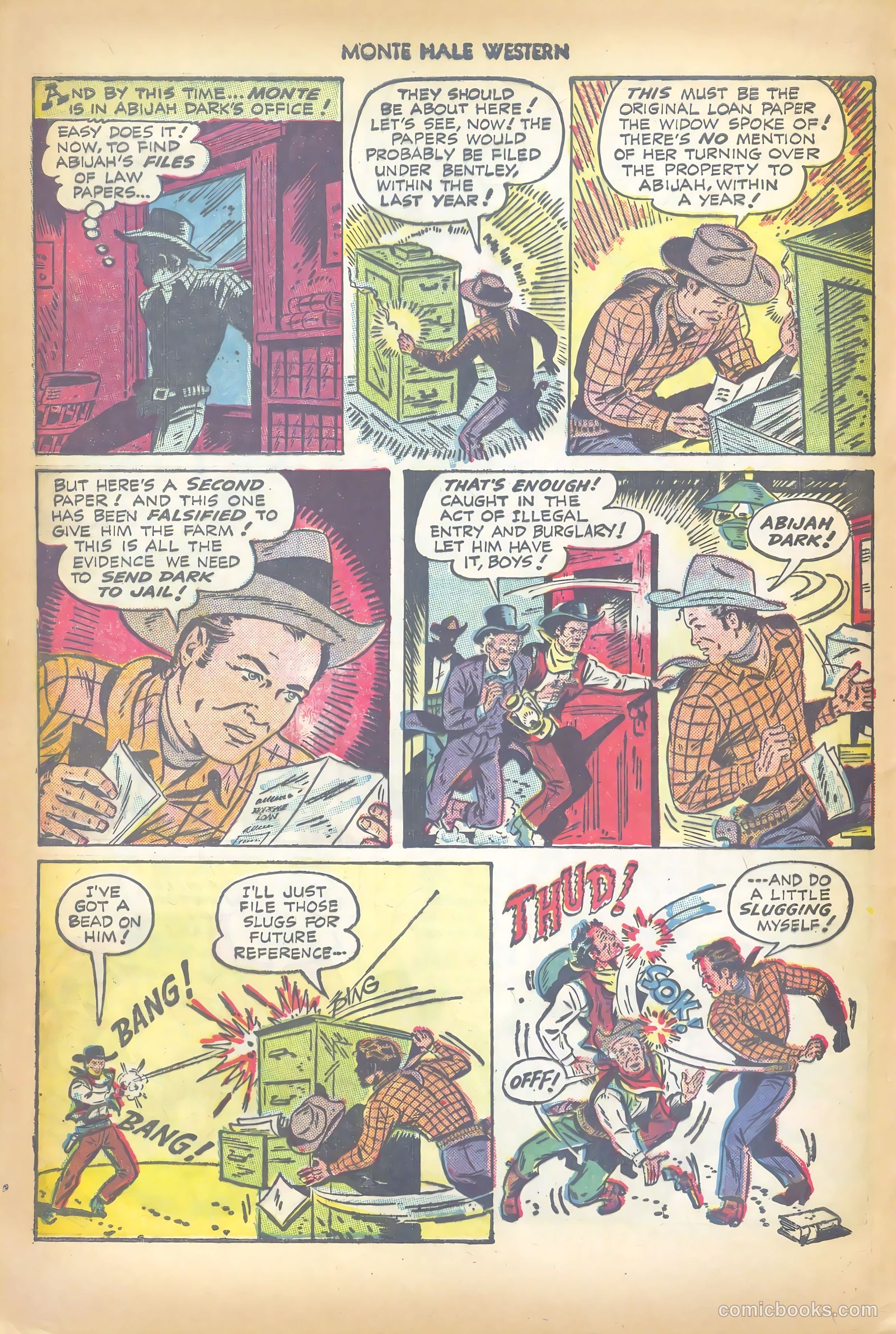 Monte Hale Western #35 (1949) — page 20 of 52